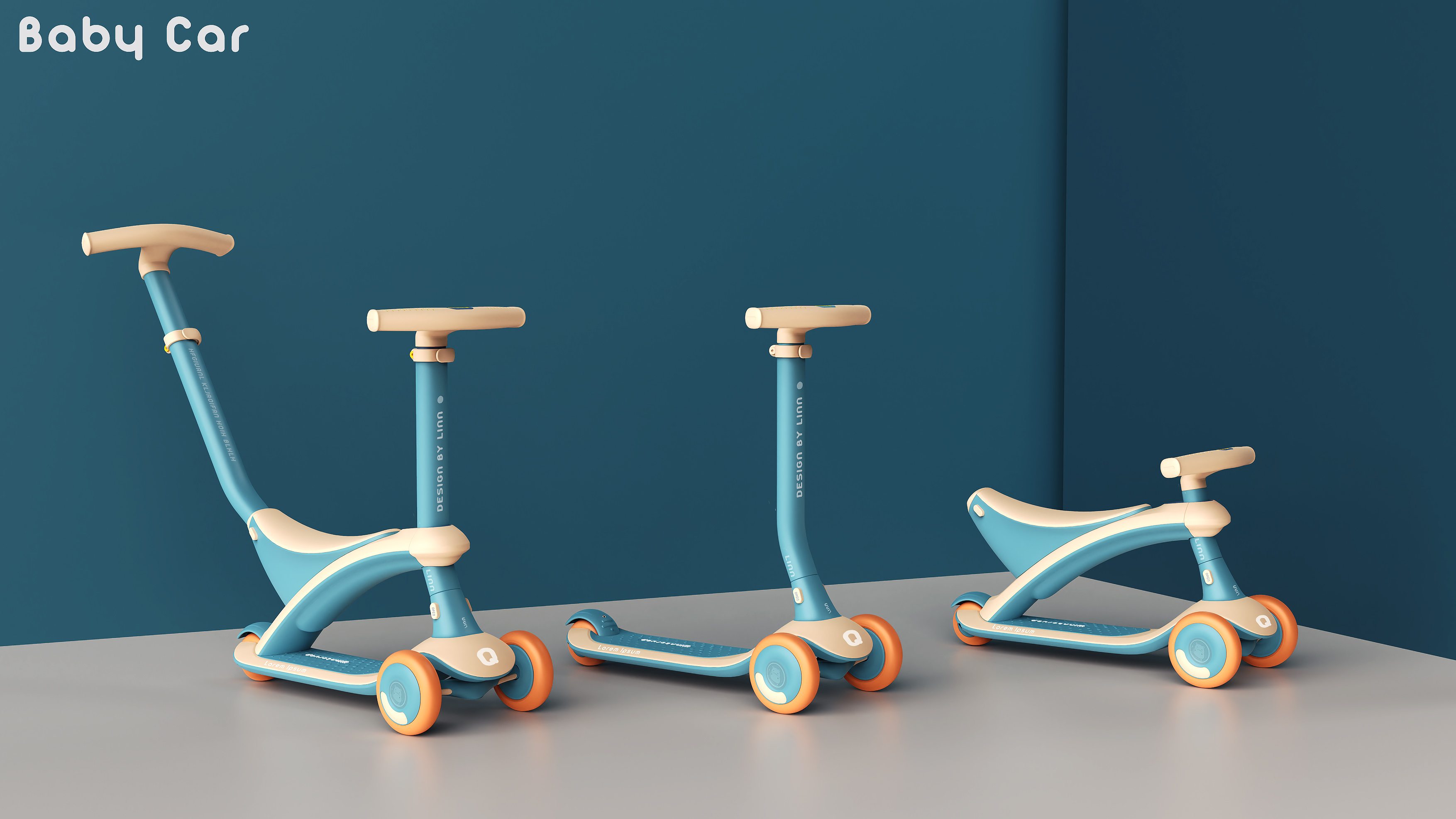 Husky original design，Appearance design，Children's Toys，Migao car，