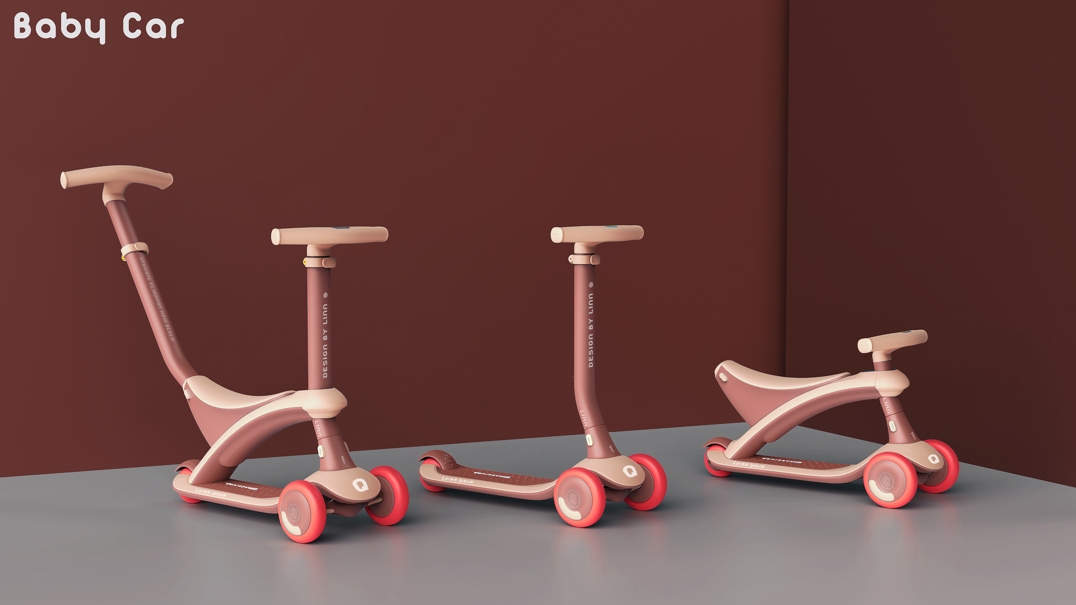 Husky original design，Appearance design，Children's Toys，Migao car，