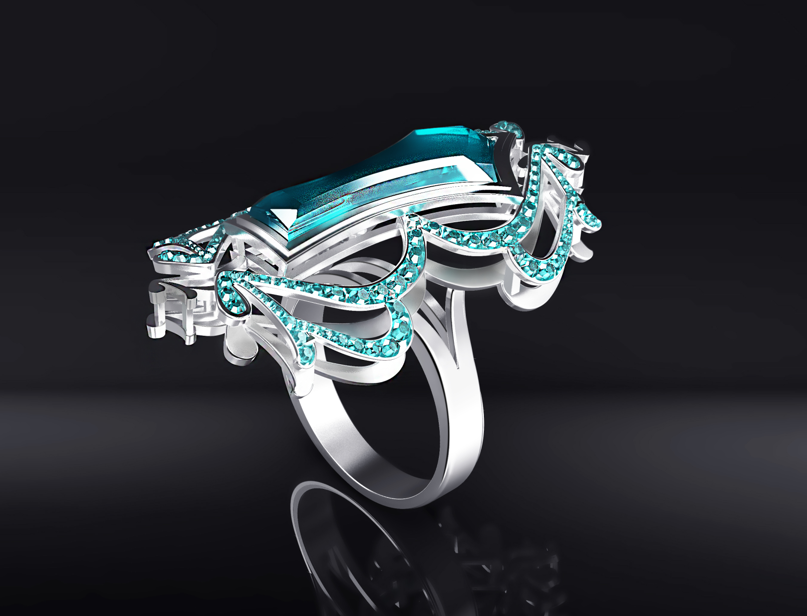 Jewellery，business，luxury goods，modeling，Render，