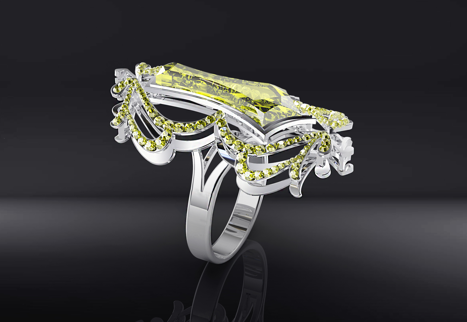 Jewellery，business，luxury goods，modeling，Render，