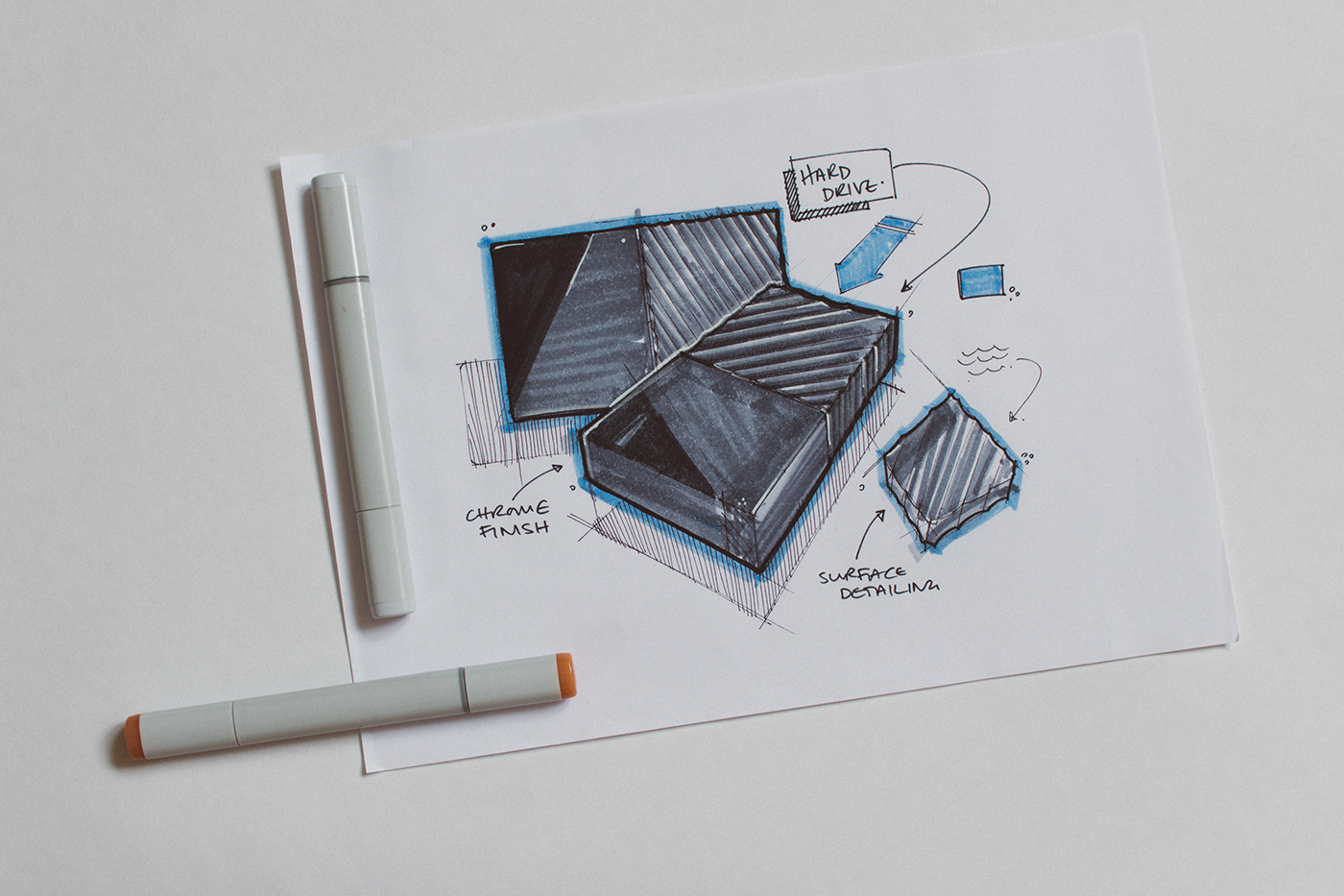 Harry Moorman，Industrial design sketch 2017，