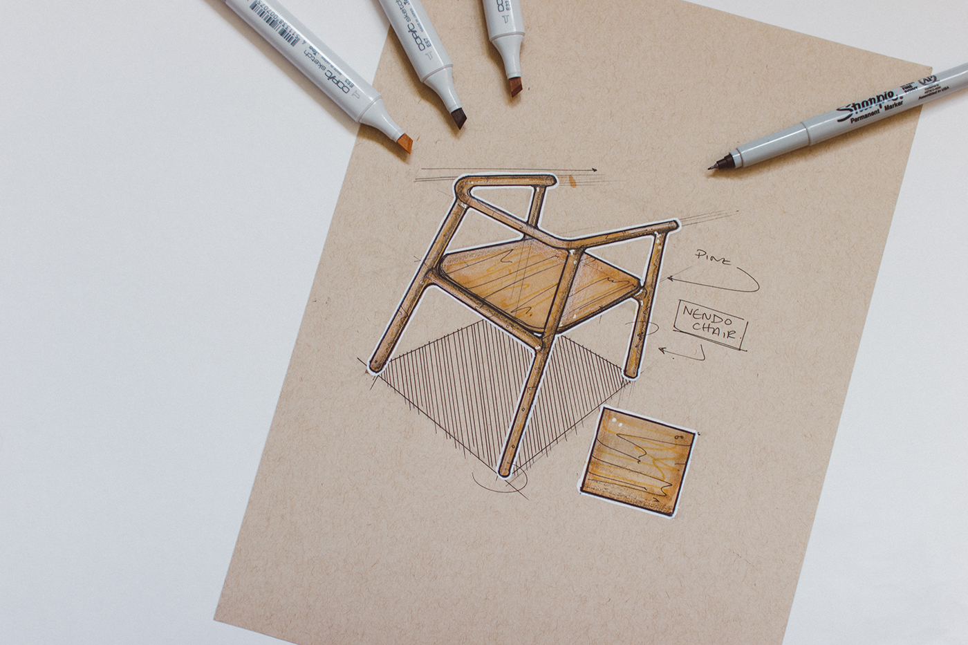 Harry Moorman，Industrial design sketch 2017，