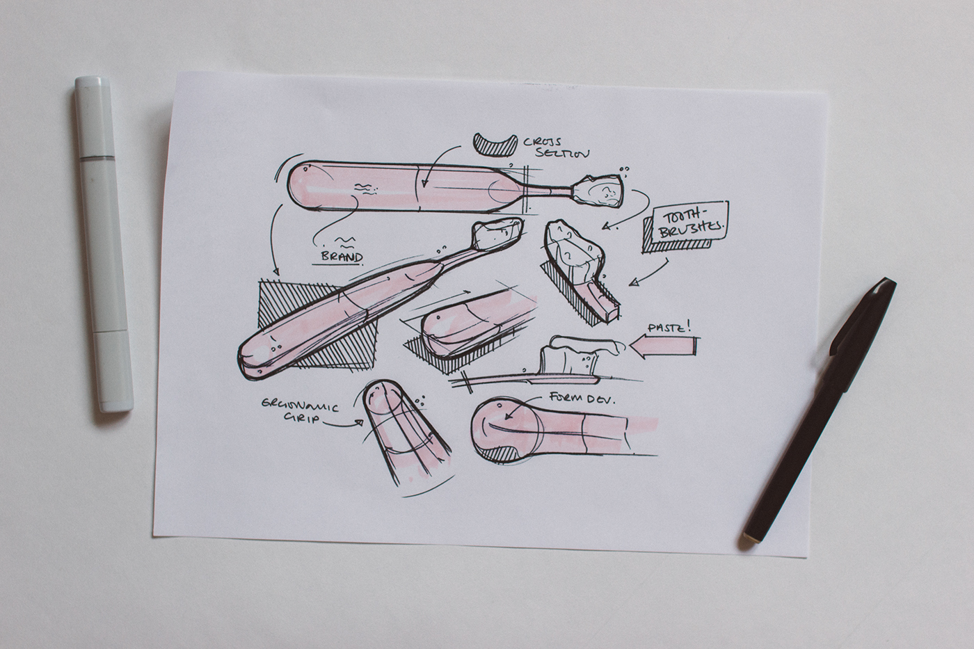 Harry Moorman，Industrial design sketch 2017，
