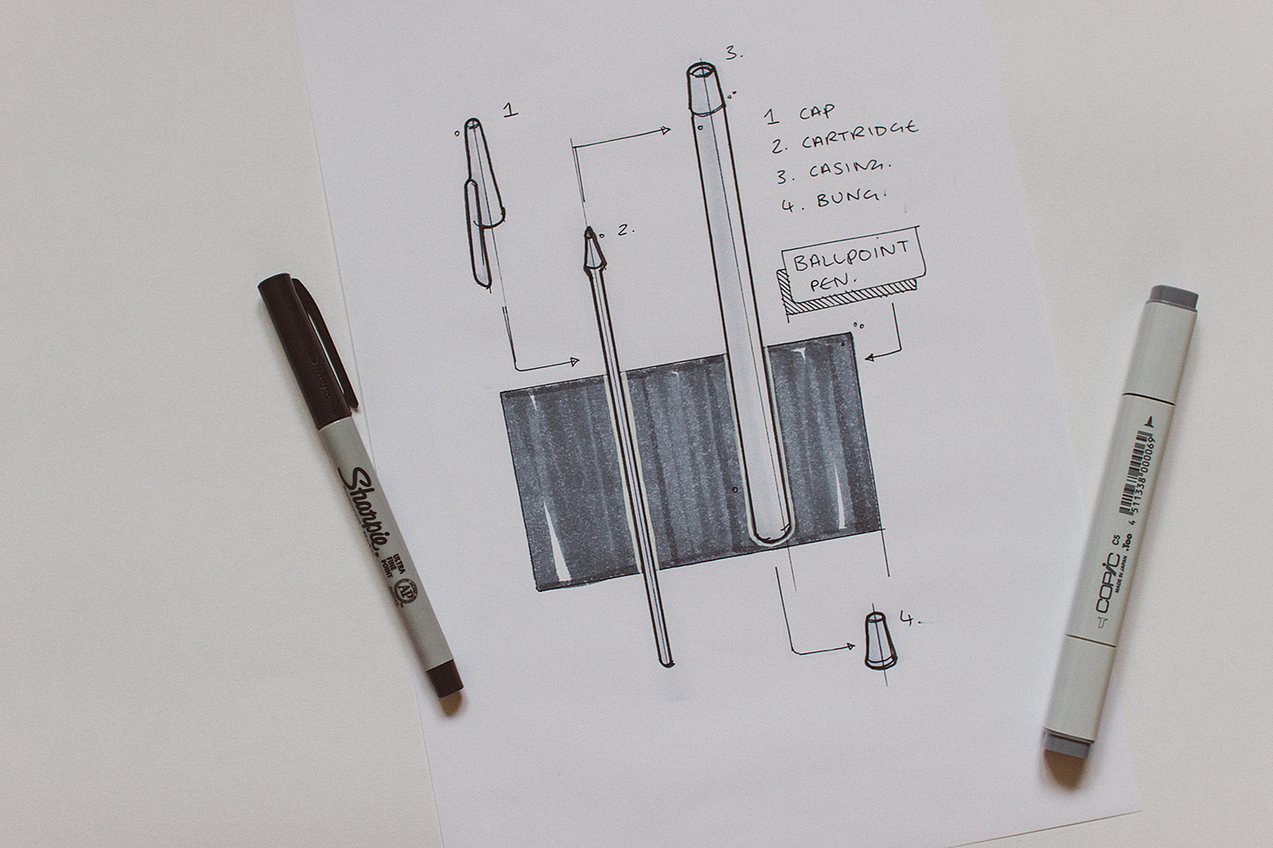 Harry Moorman，Industrial design sketch 2017，