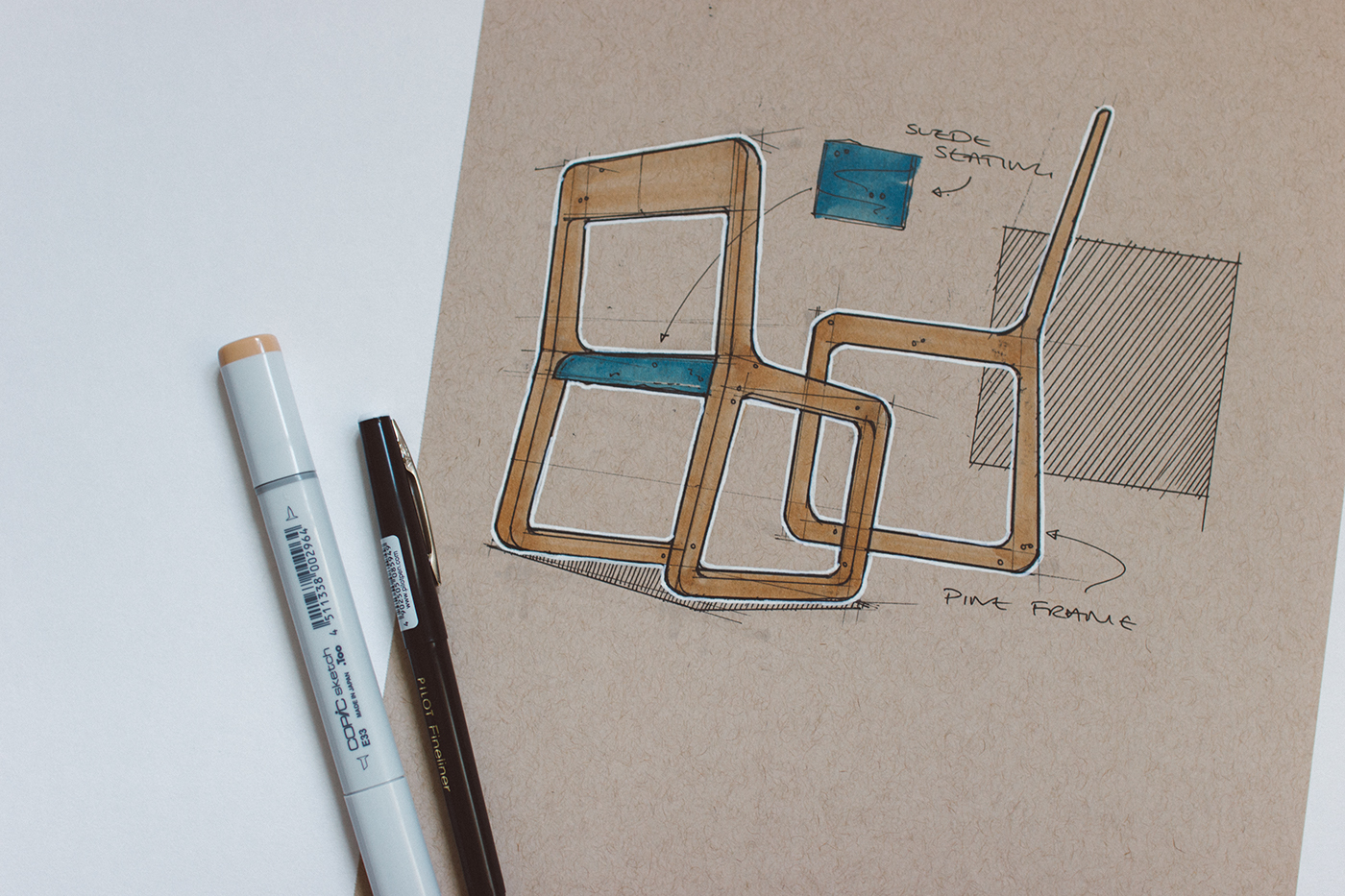 Harry Moorman，Industrial design sketch 2017，