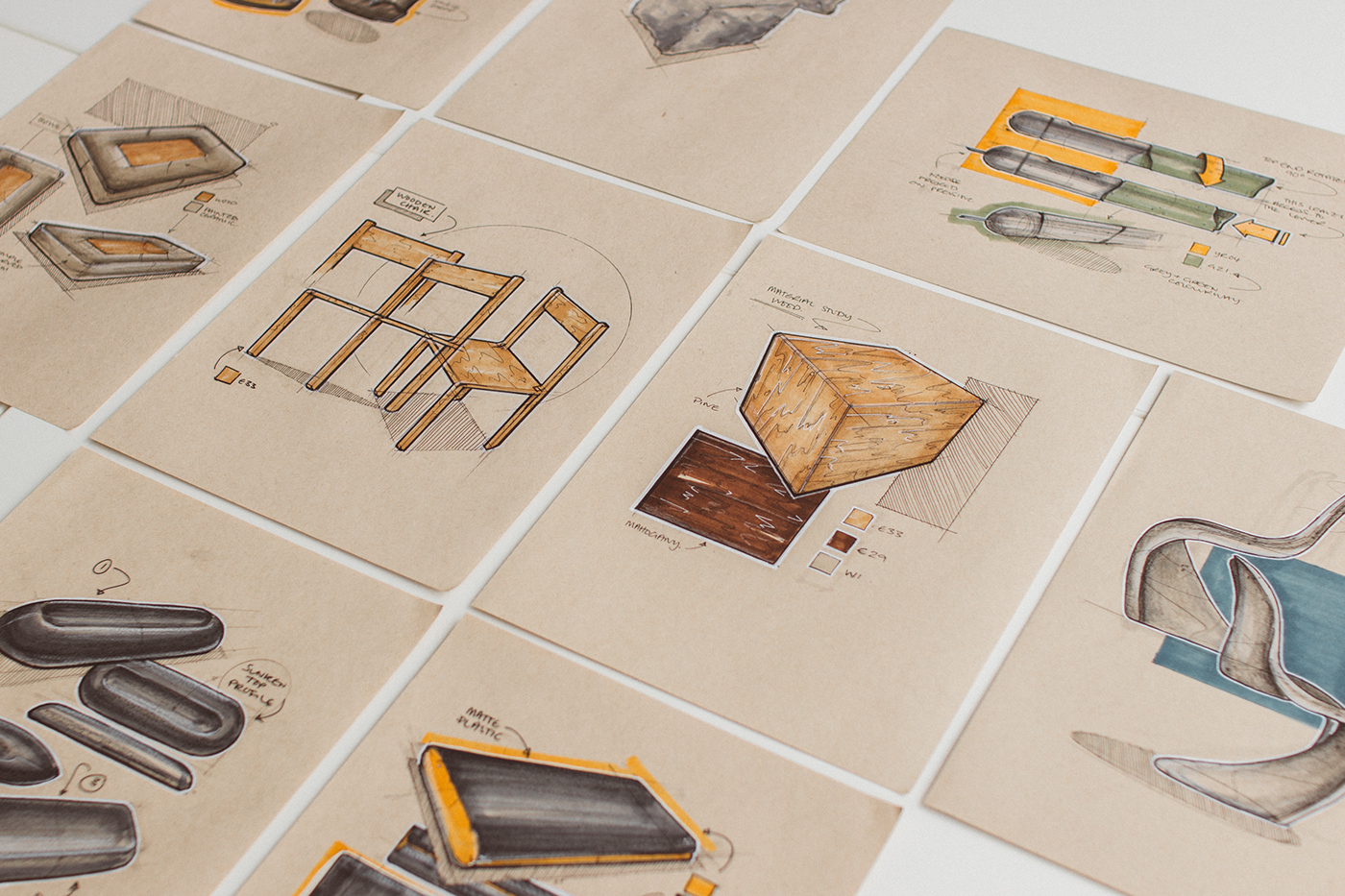 Harry Moorman，Industrial design sketch 2017，