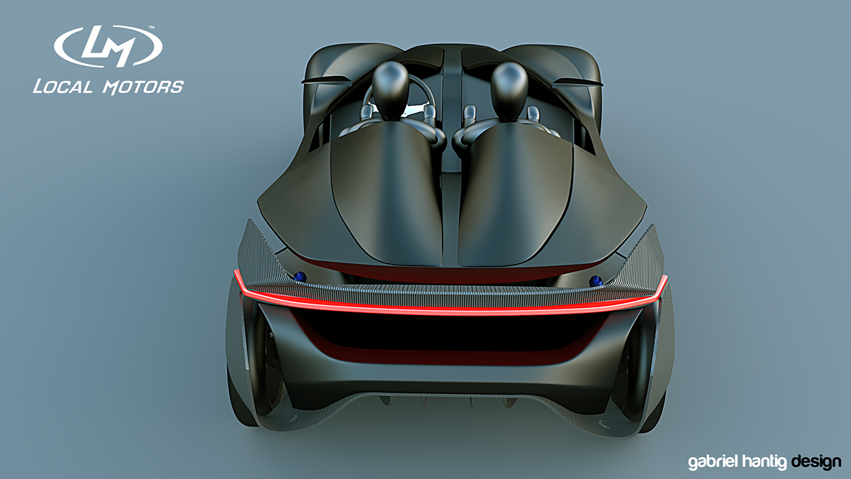 3D printing car，Gabriel Hantig，