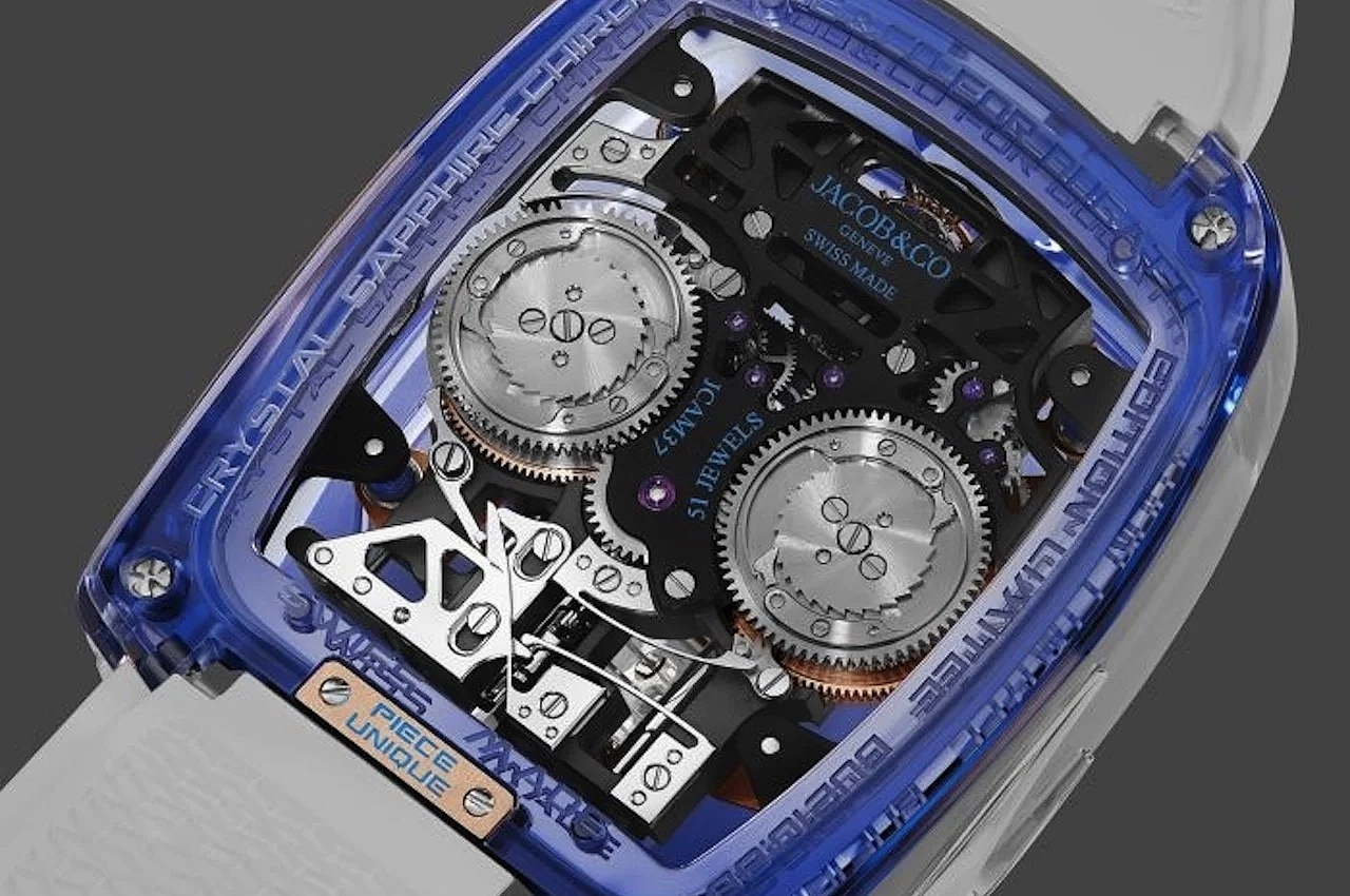手表，布加迪，蓝色，水晶，机械，