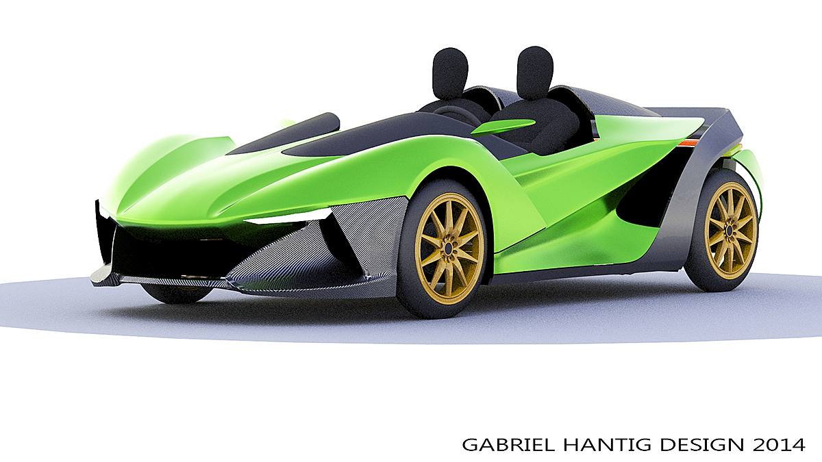 3D打印汽车，Gabriel Hantig，
