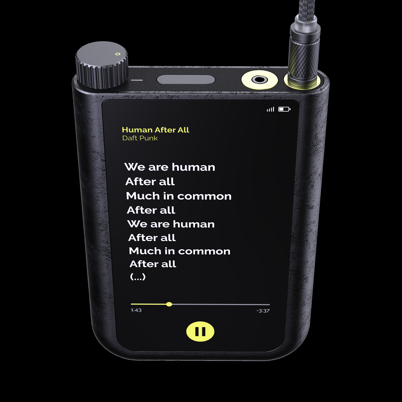 Electronic equipment，Render，3D modeling，Multimedia player，