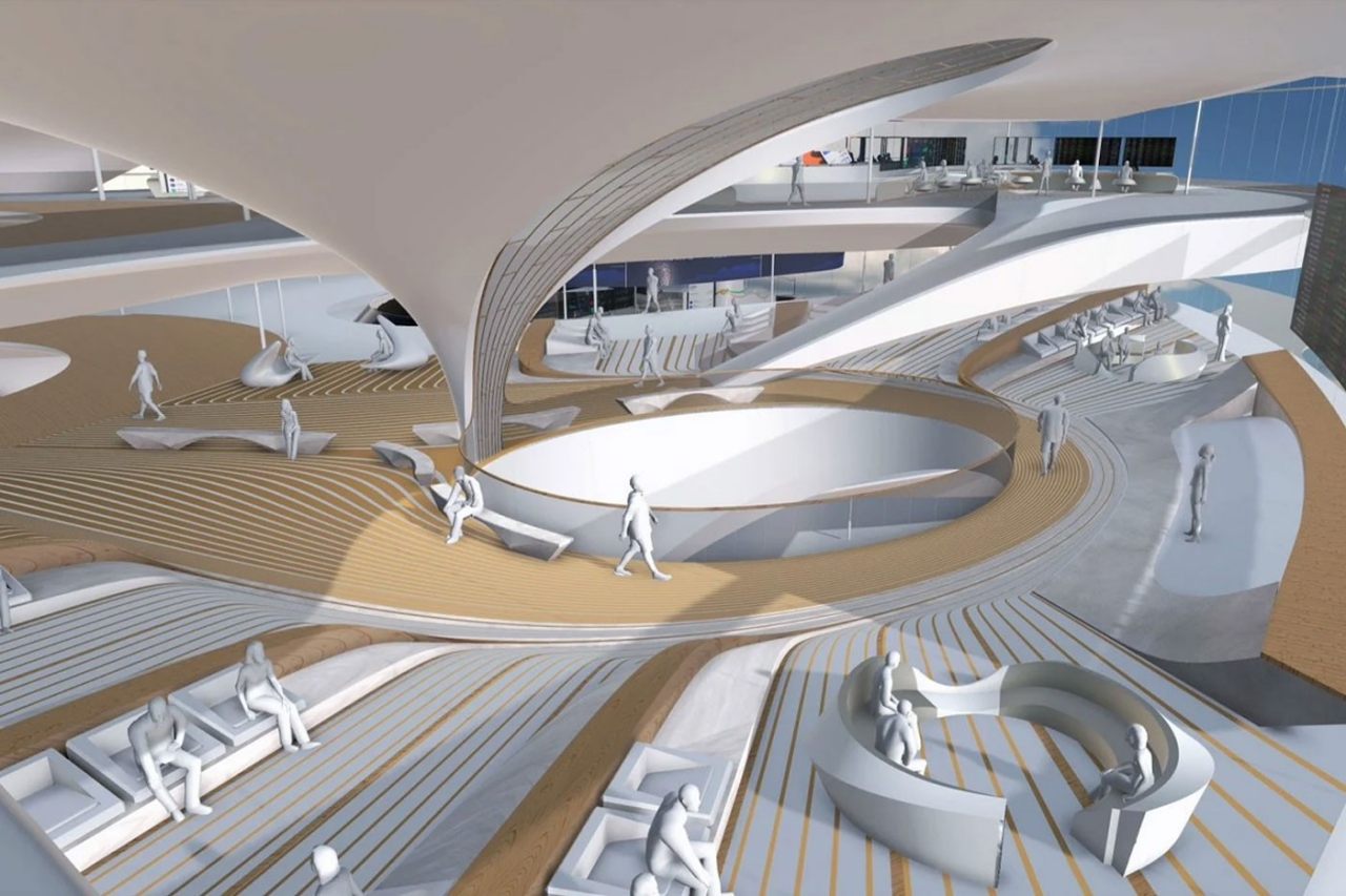 city，fictitious，Architecture，concept，