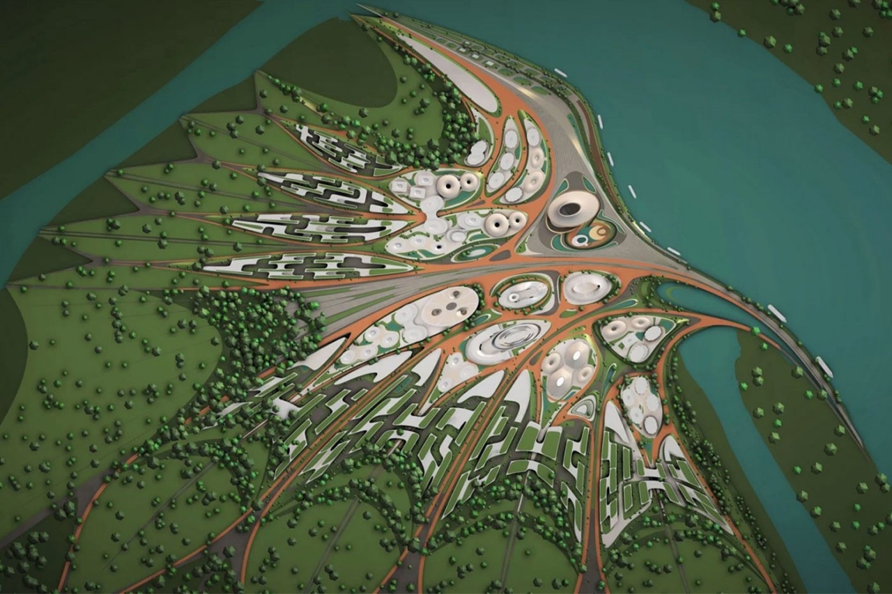 city，fictitious，Architecture，concept，