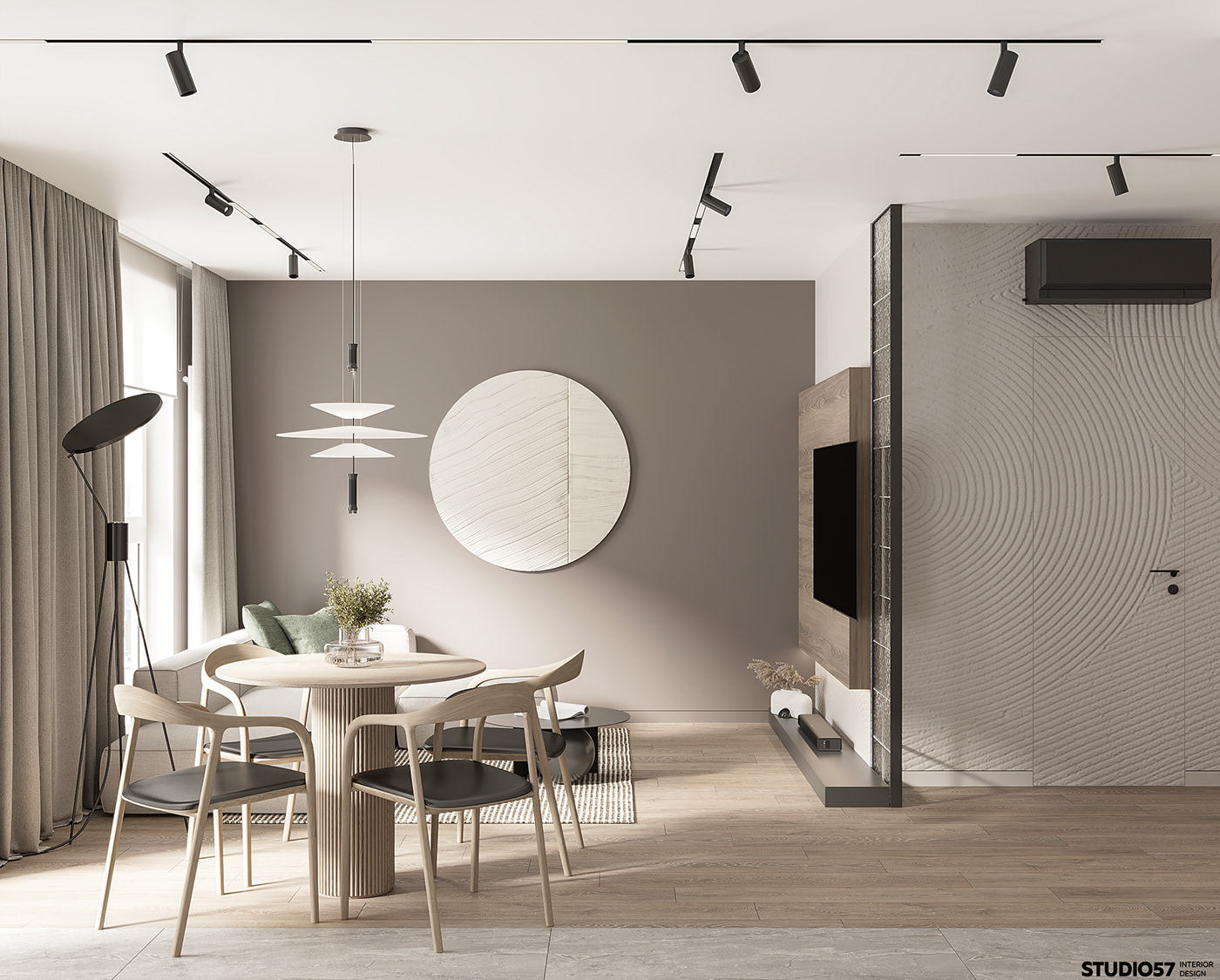 Interior design，Simplicity，cgi，cozy，