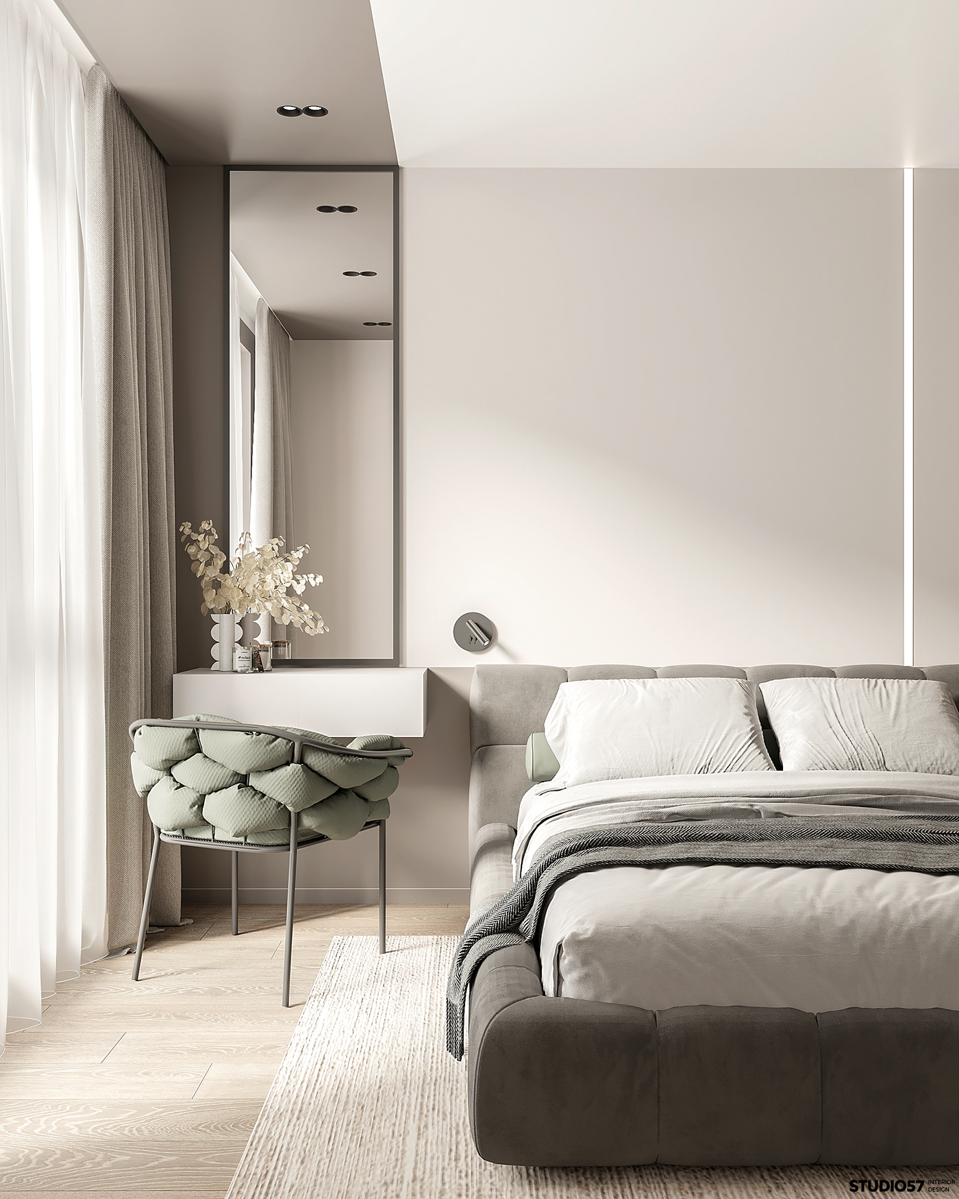 Interior design，Simplicity，cgi，cozy，