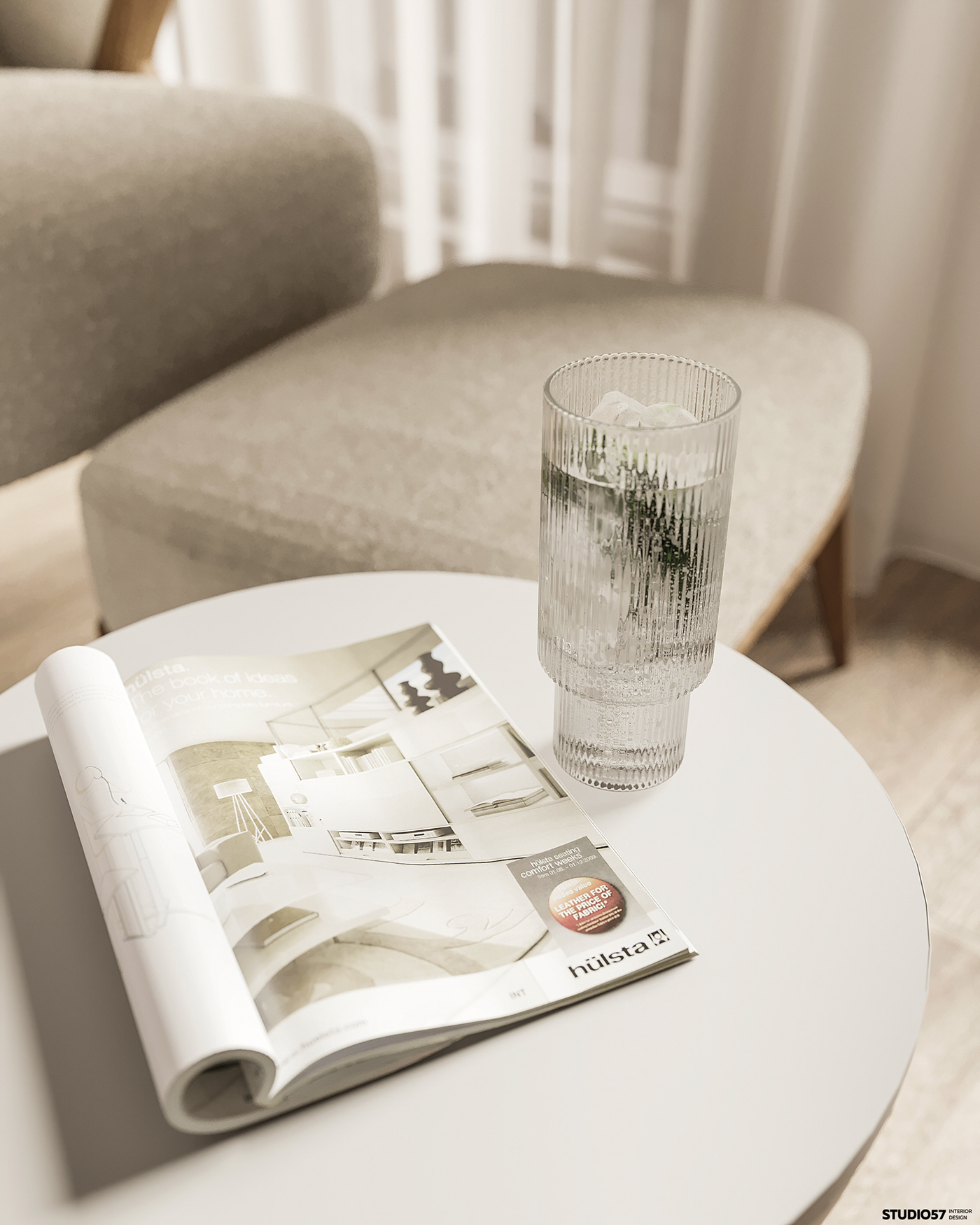 Interior design，Simplicity，cgi，cozy，