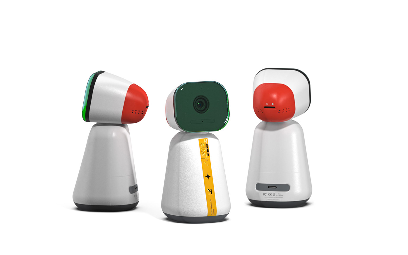 Child monitor，camera，3D model，sketch，