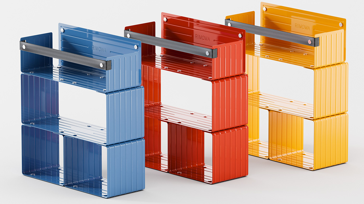 goods shelves，Multicolor，Simplicity，