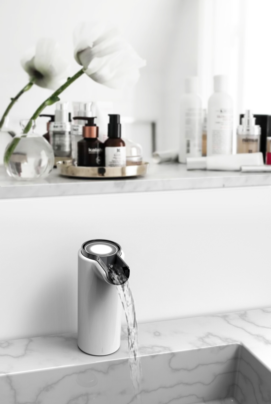 intelligence，Interface design，app，environment protection，2015 CORE77，water tap，