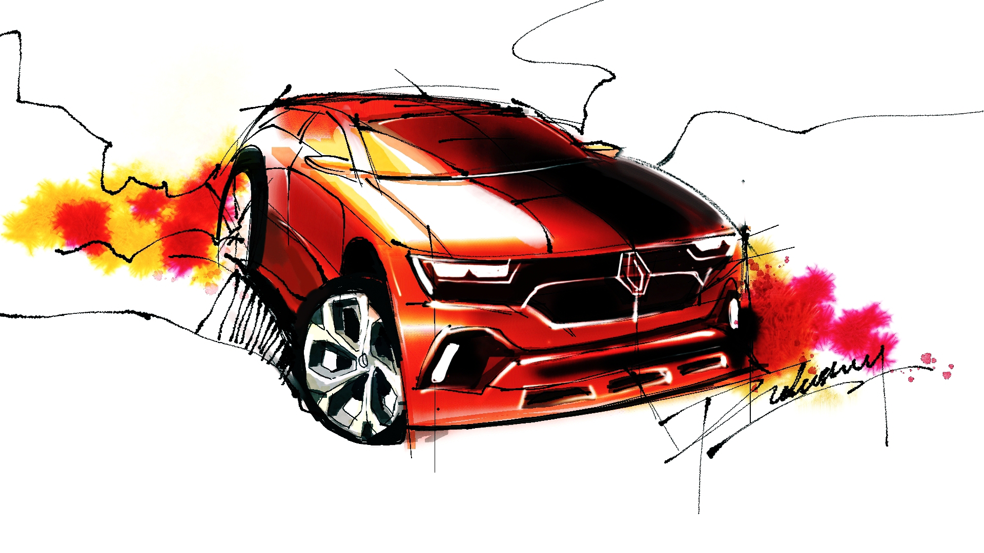 Hand drawn sketch, product sketch，