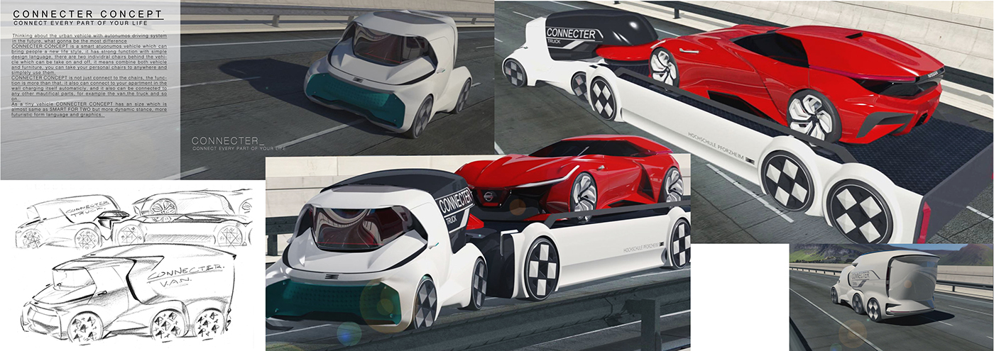 Hand drawn，automobile，effect，