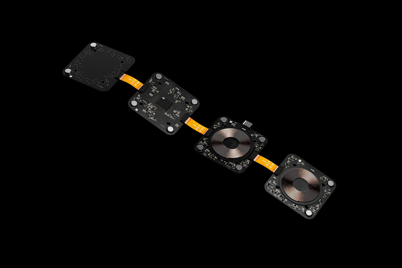 Blond Ltd，Folding wireless charger，product design，Foldable design，industrial design，packing design，PLA material，Recyclable design，