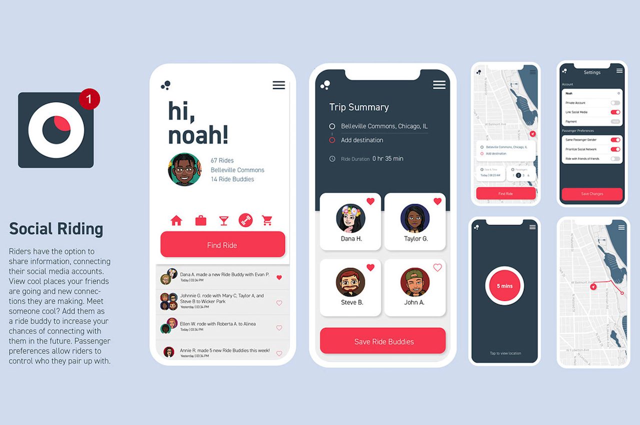 Conner Stormer，GOGO Ride Sharing，Modular design，Customizable design，Chicago commuter，