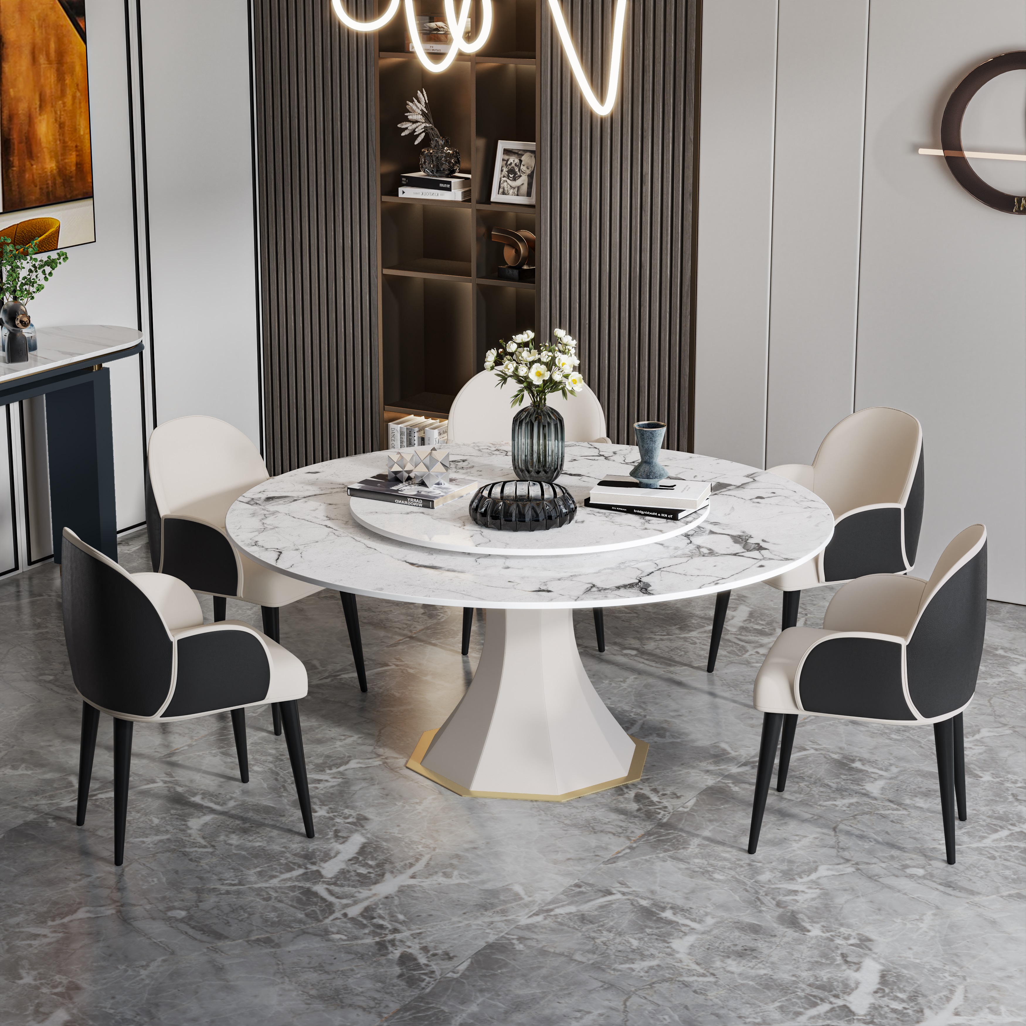 furniture，Light luxury，restaurant，