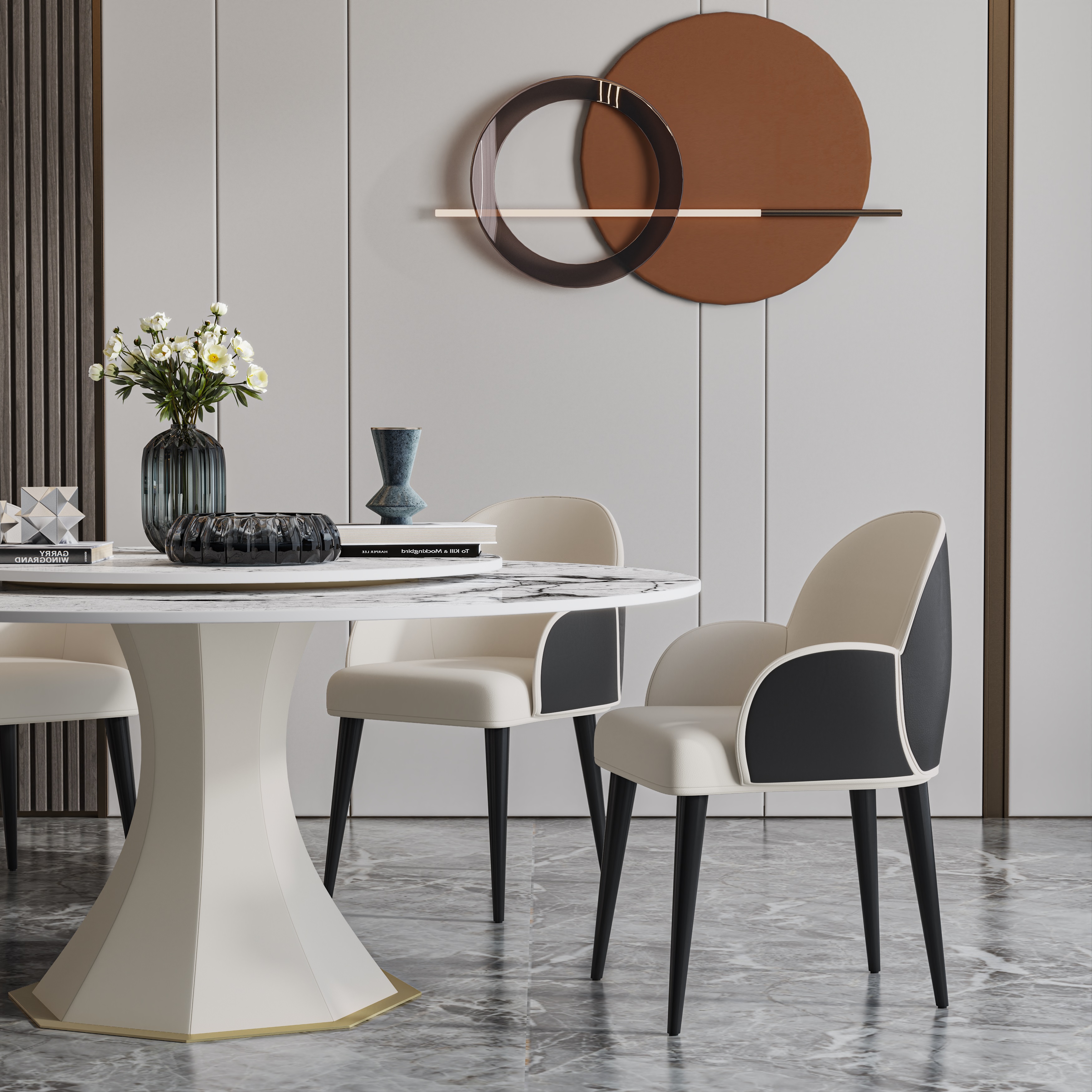 furniture，Light luxury，restaurant，