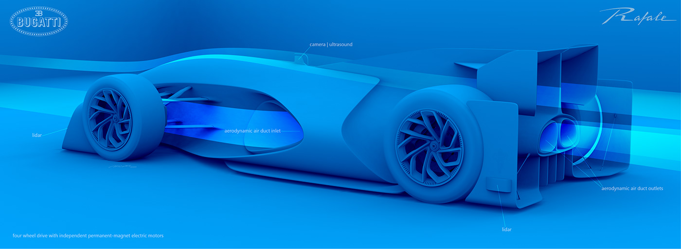 Automobile design，Concept racing，Alias subdivision，Car sketch，Bugatti design，
