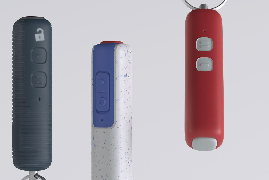 Car key chain，3D modeling，industrial design，product design，