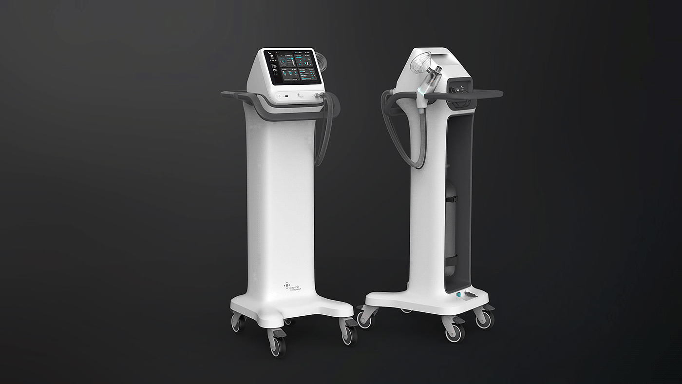 Medical design，product design，Helium suction device，BREEZE PRO，Respiratory therapeutic apparatus，