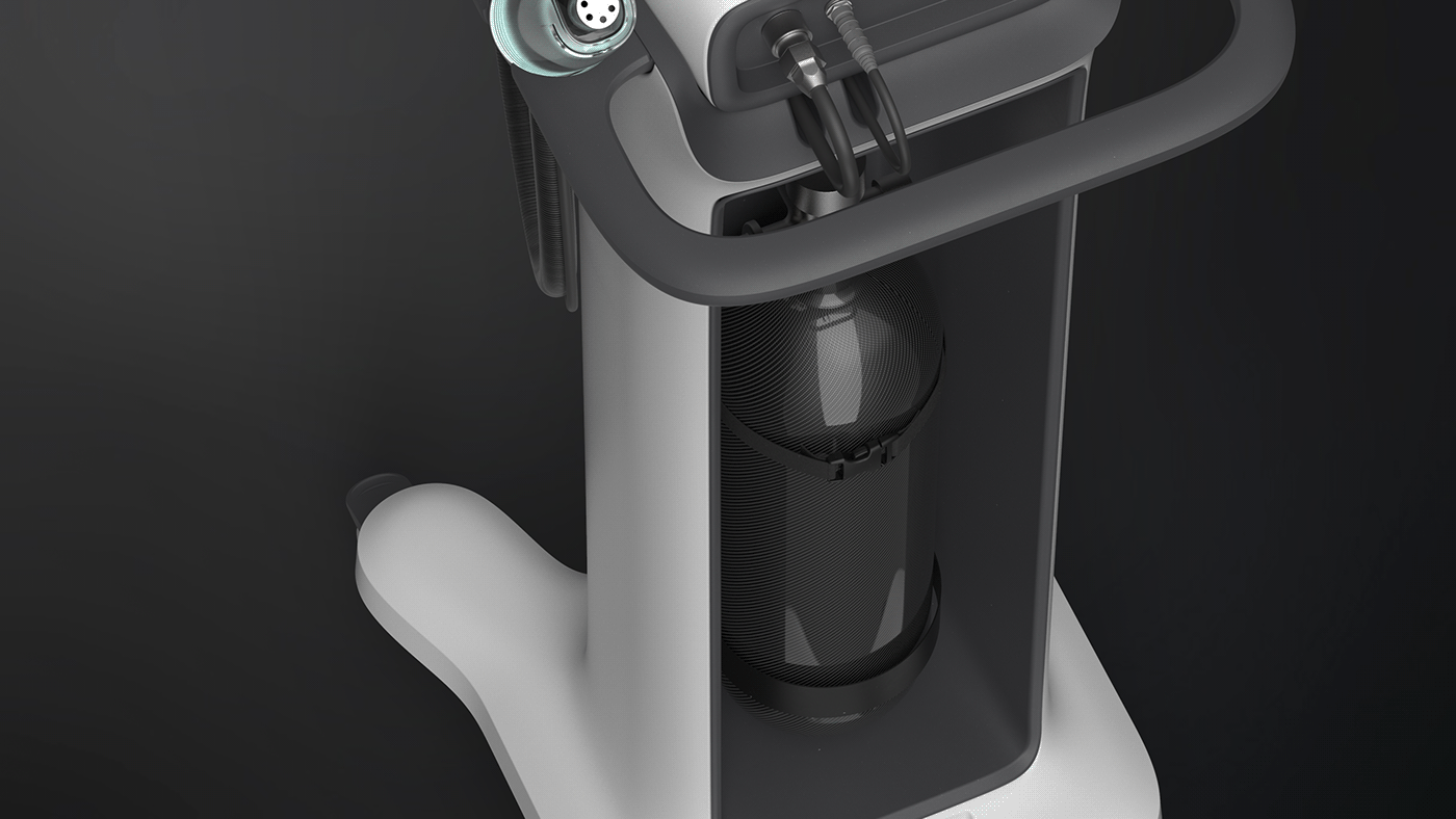 Medical design，product design，Helium suction device，BREEZE PRO，Respiratory therapeutic apparatus，