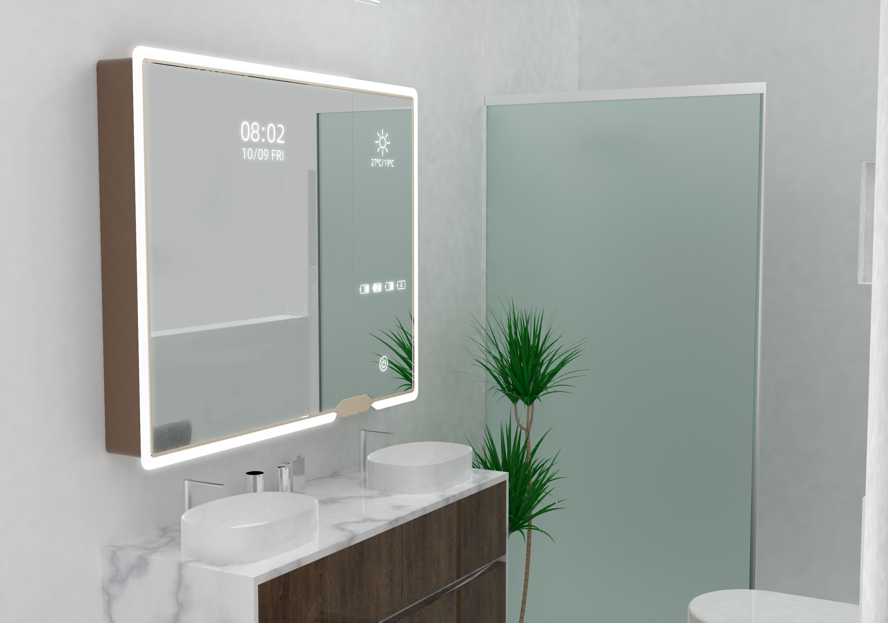 Bathroom cabinet，intelligence，