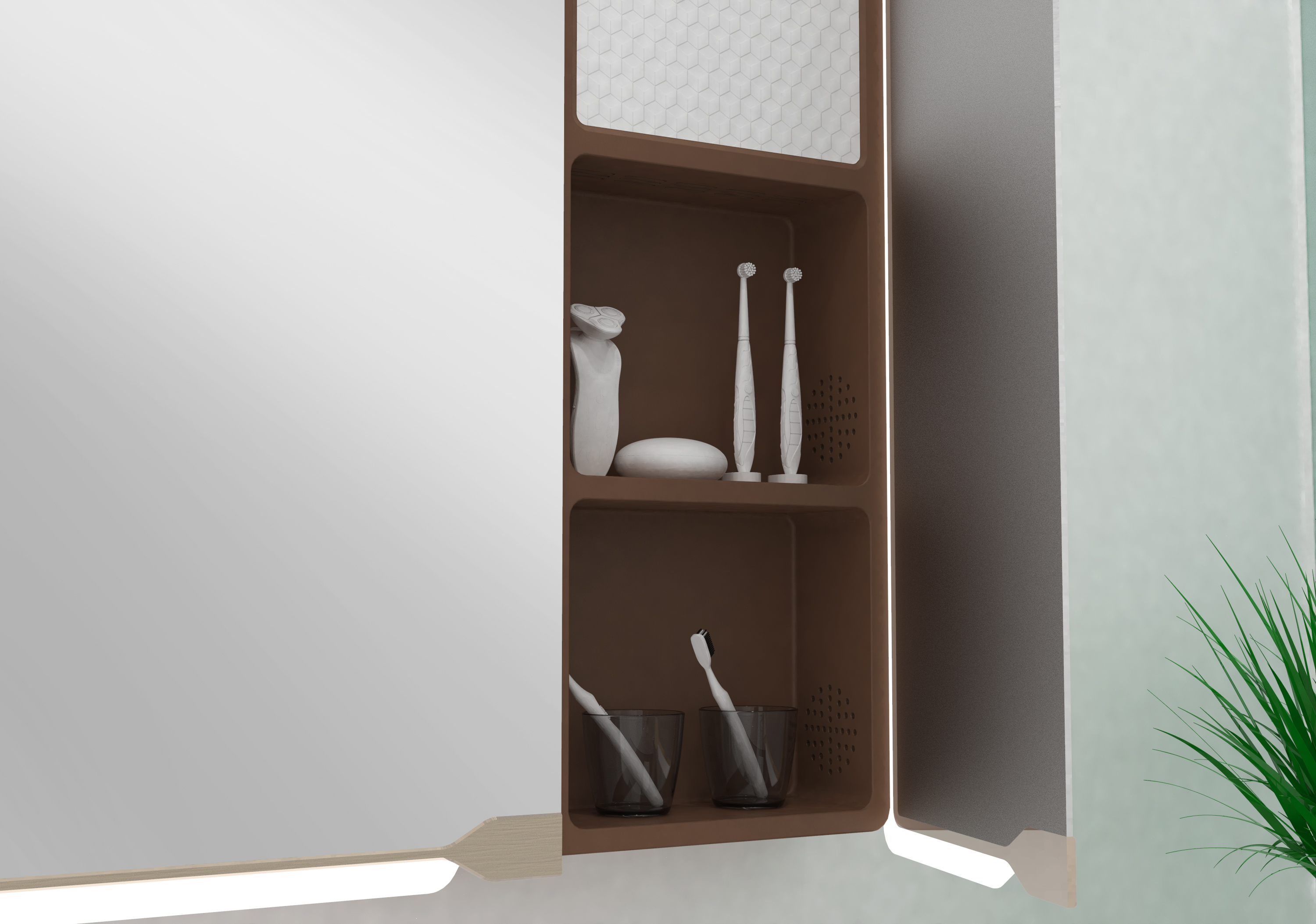 Bathroom cabinet，intelligence，