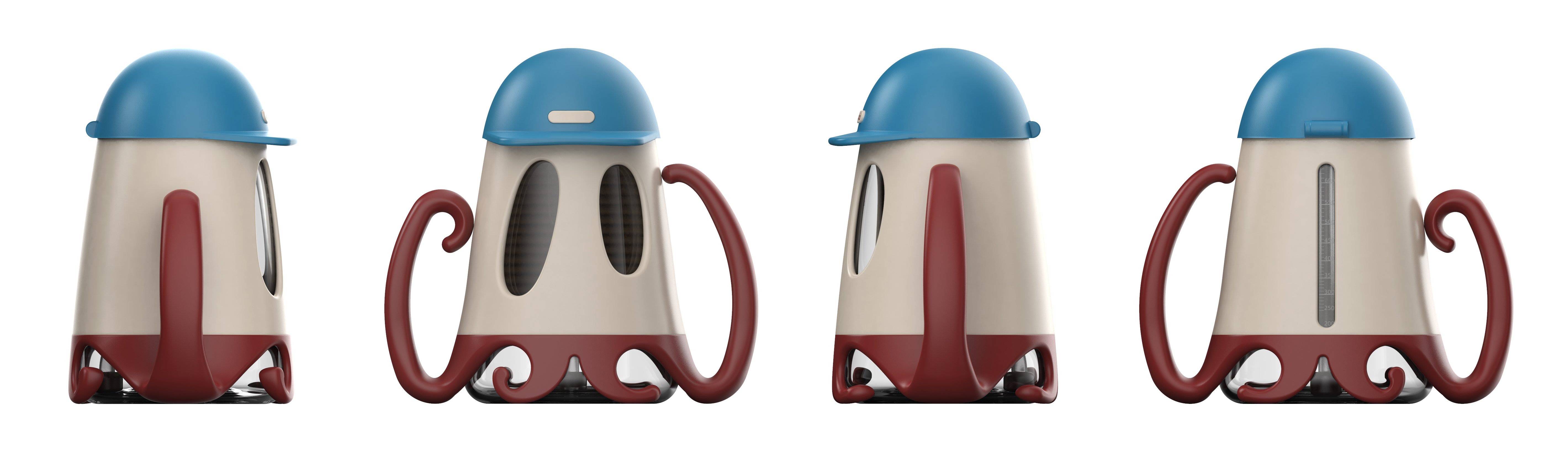 octopus，Water cup，children，