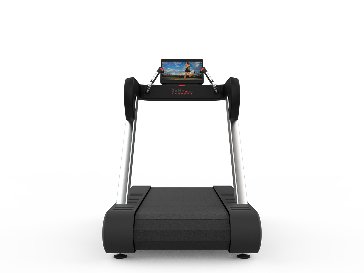 Yu He design，Fitness equipment design，Non moving mechanical commercial treadmill，Mechanical treadmill，Treadmill design，Design of Yuhe treadmill，