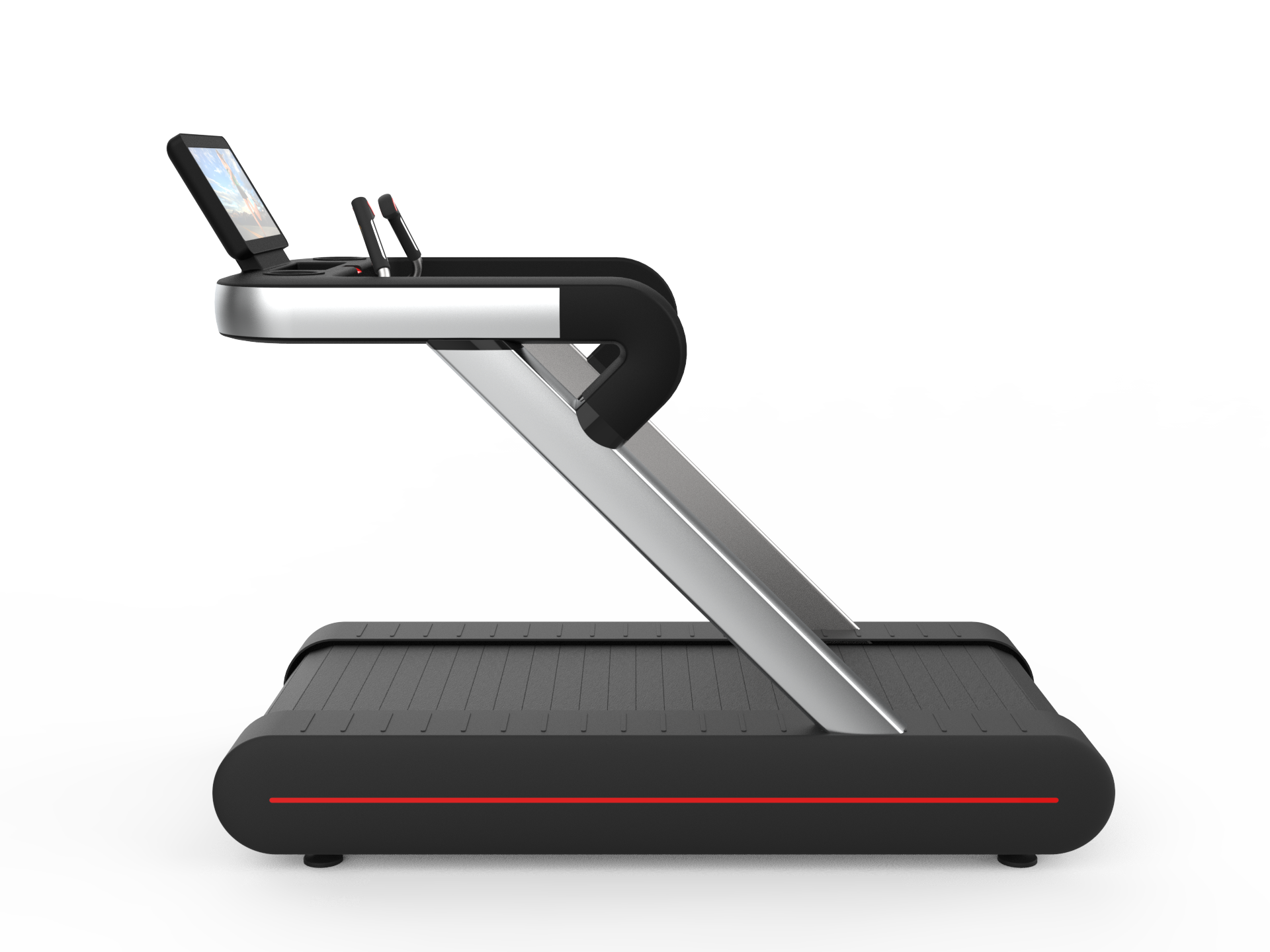 Yu He design，Fitness equipment design，Non moving mechanical commercial treadmill，Mechanical treadmill，Treadmill design，Design of Yuhe treadmill，