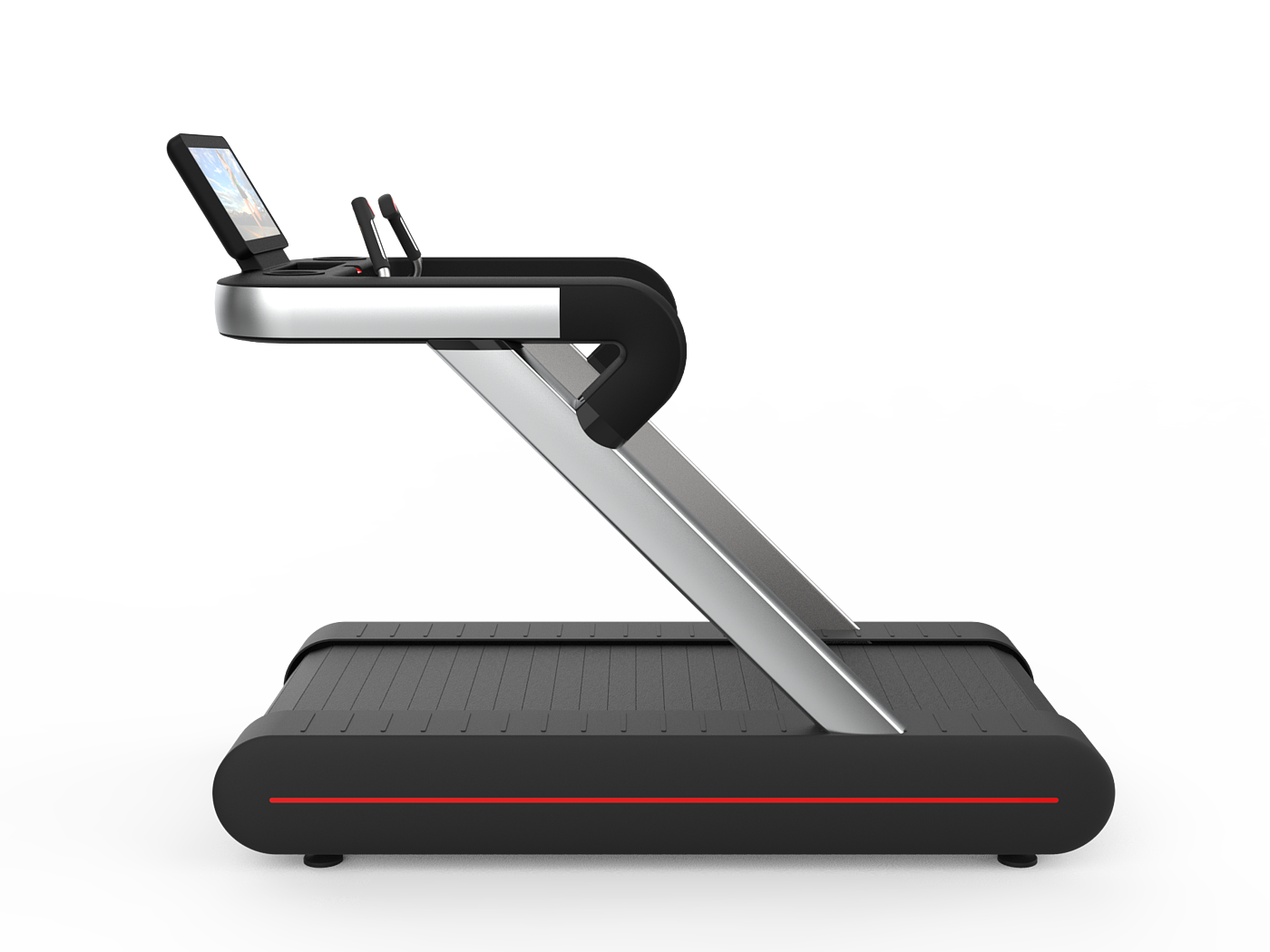 Yu He design，Fitness equipment design，Non moving mechanical commercial treadmill，Mechanical treadmill，Treadmill design，Design of Yuhe treadmill，
