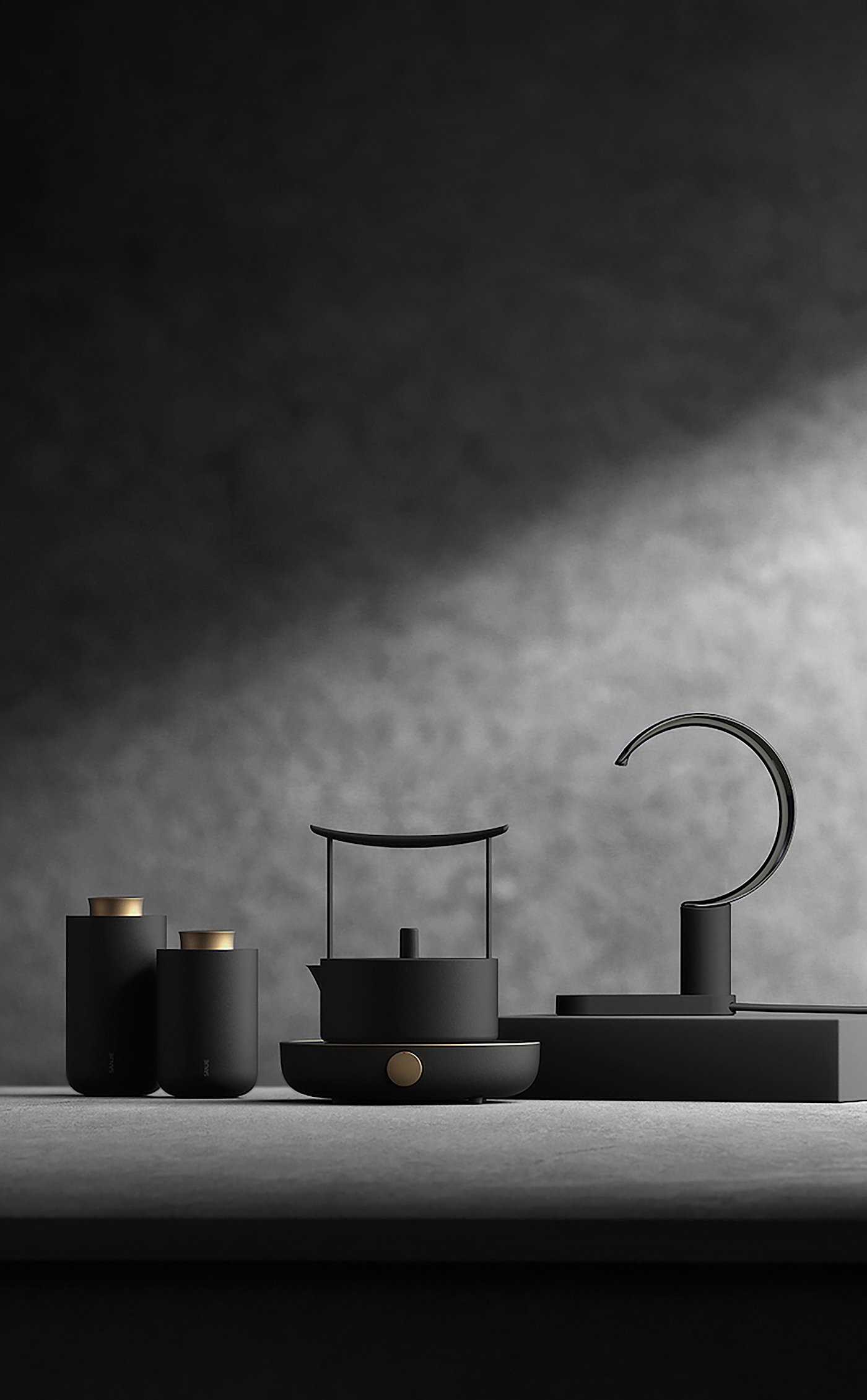 tea set，Tea stove，