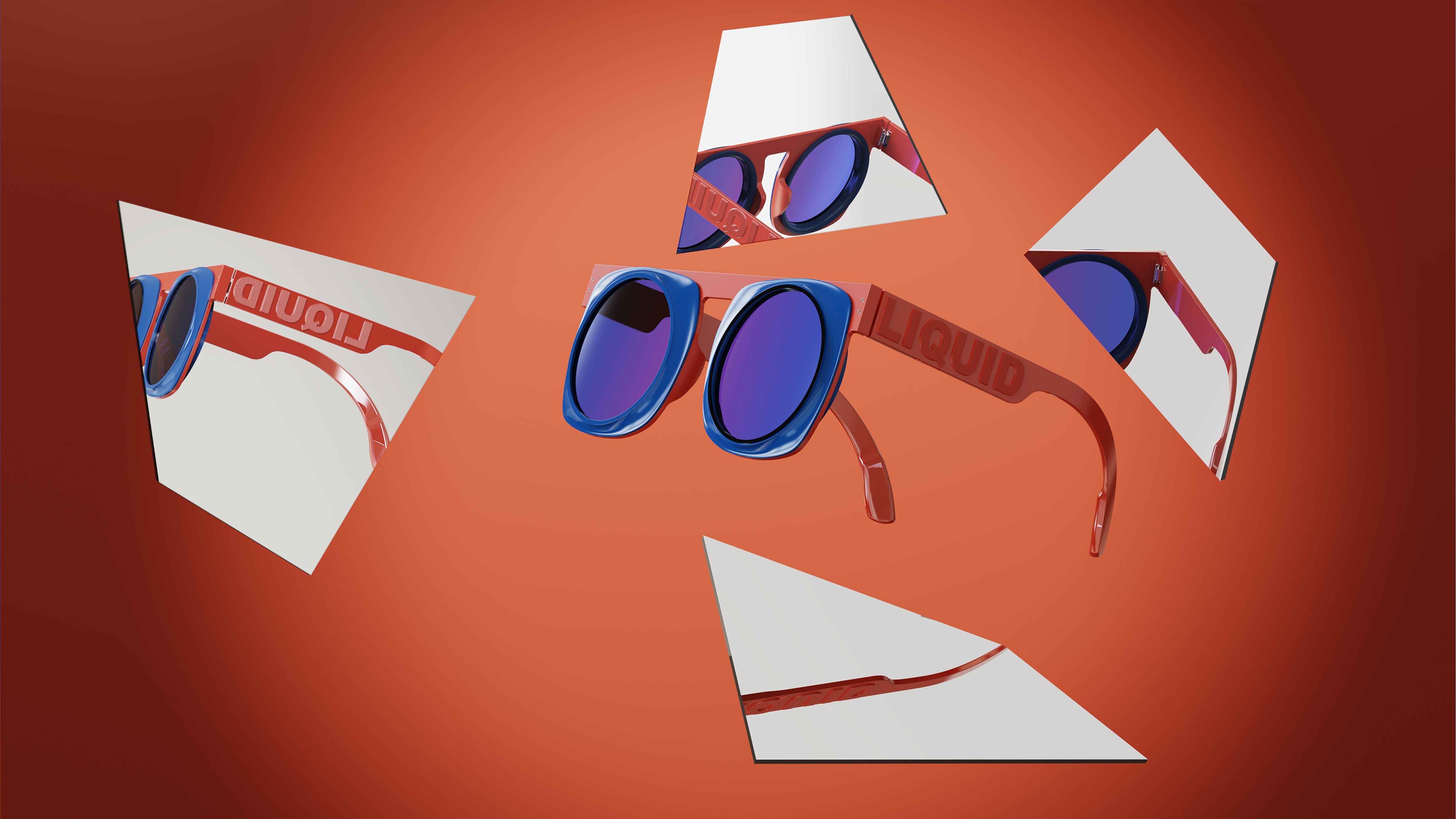 product design，industrial design，sample reels，Keyshot rendering，Sunglasses，Sunglasses，Postgraduate entrance examination retest，