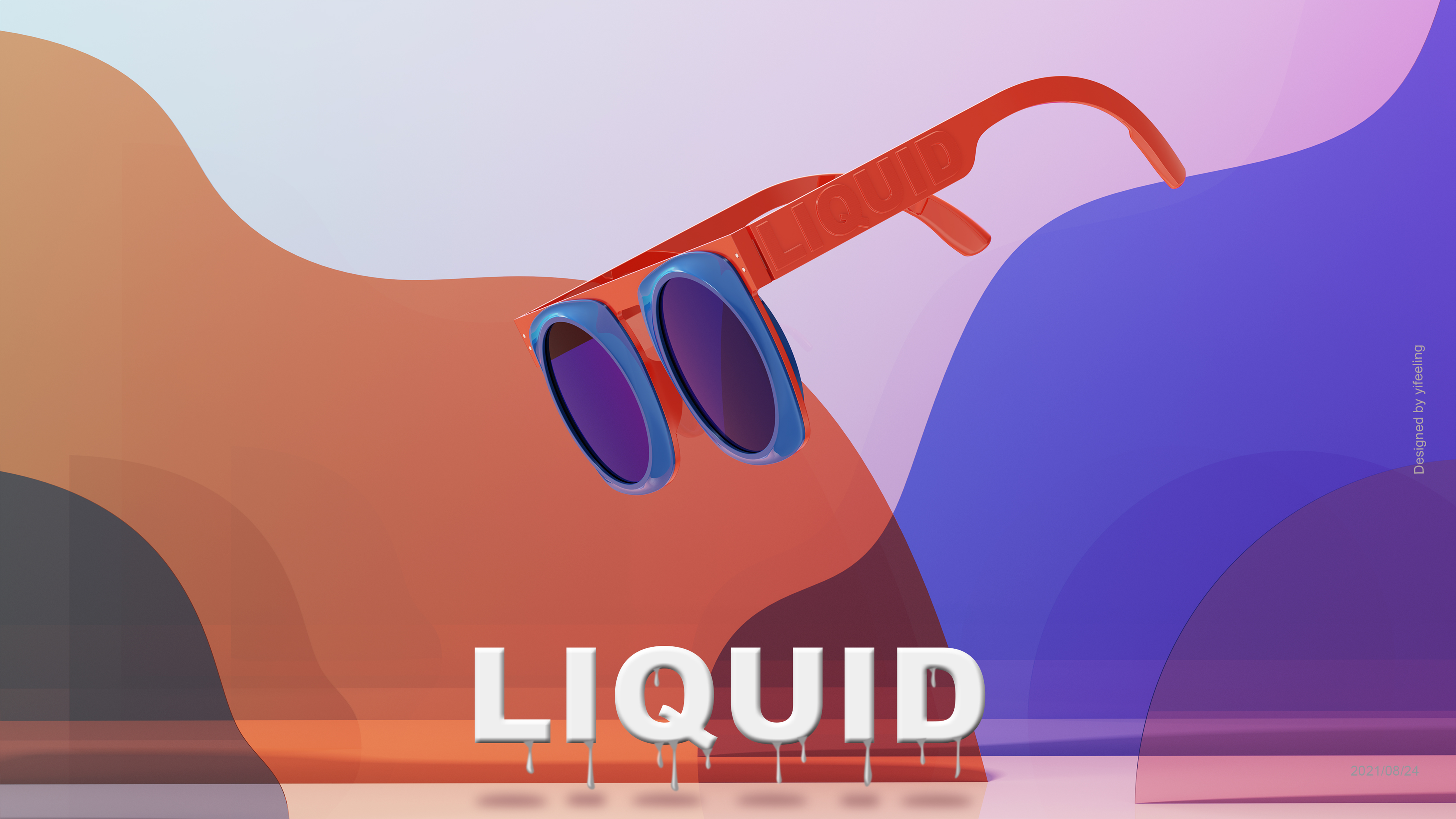 product design，industrial design，sample reels，Keyshot rendering，Sunglasses，Sunglasses，Postgraduate entrance examination retest，