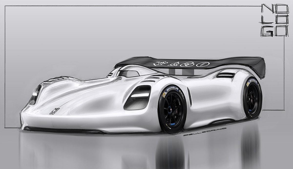 Automobile design，Hand drawn，draft，Dario Pellegri，