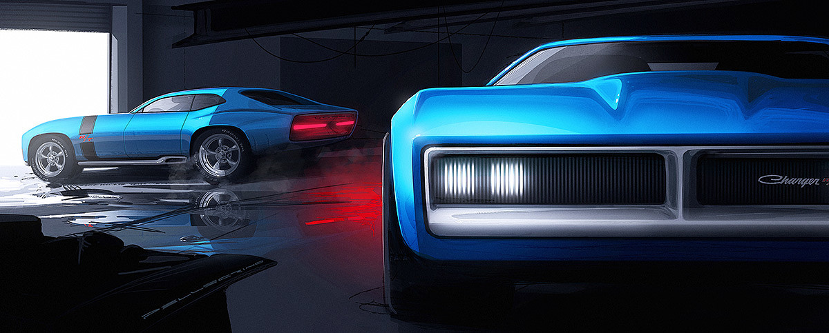Automobile design，Hand drawn，draft，Dario Pellegri，