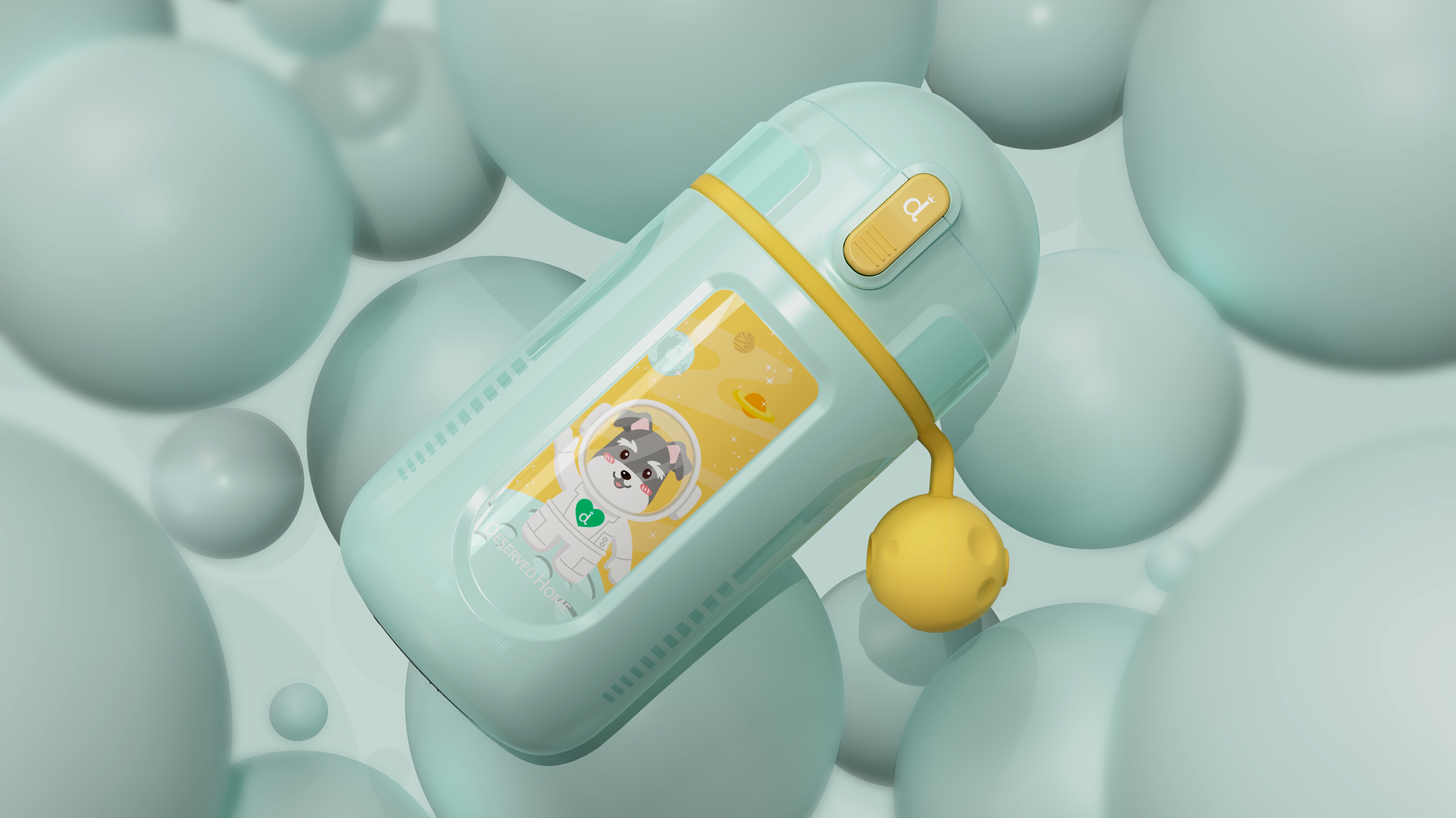 children，vacuum cup，Space，Decompression ball，interest，lovely，color，