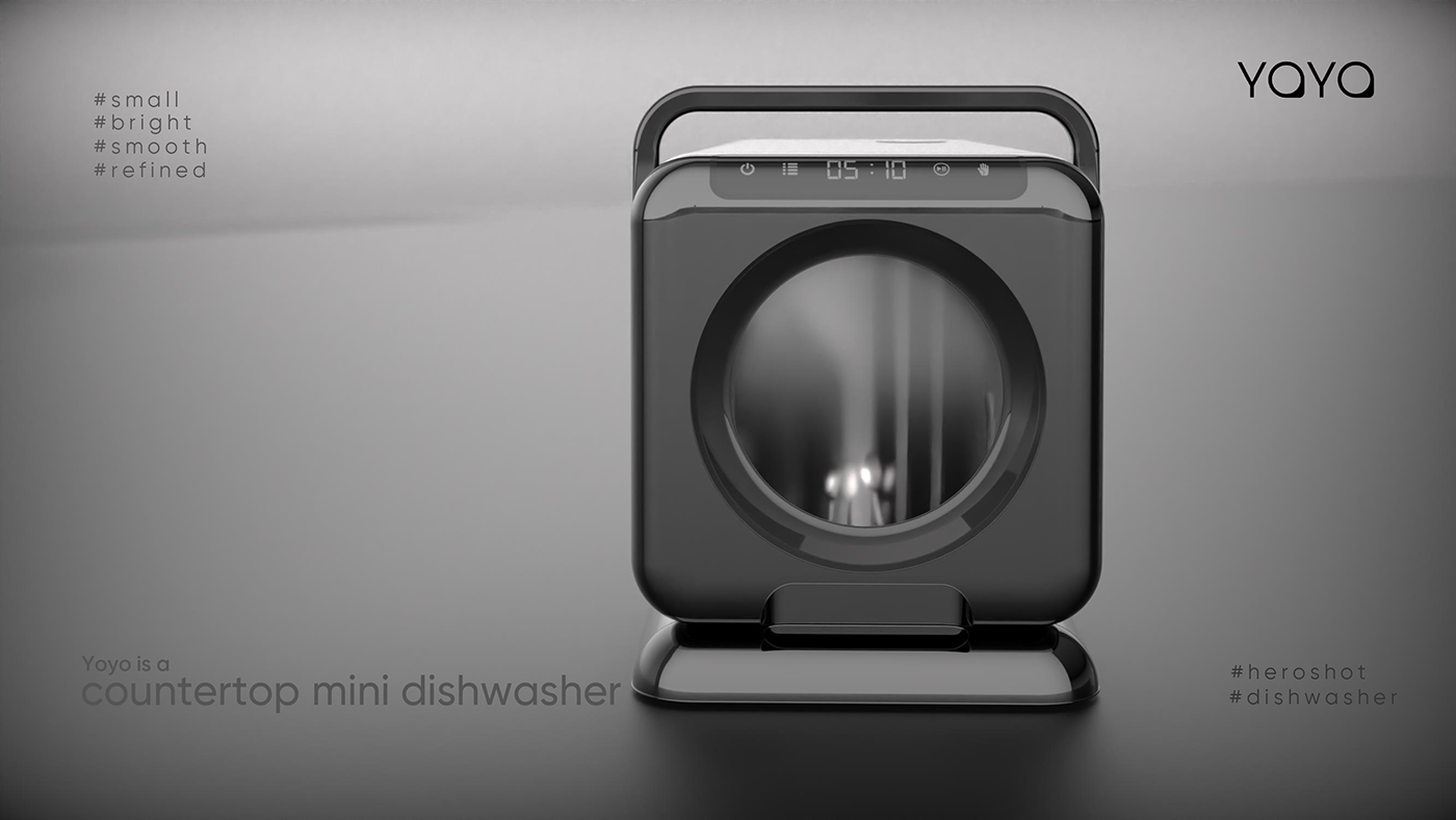 dishwasher，miniature，clean，