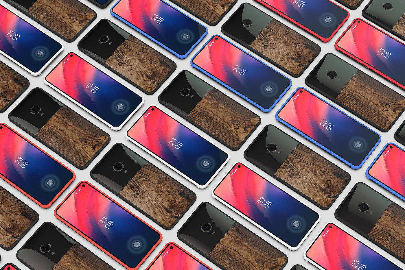 Mobile phone shell，pine，Polar alumina，