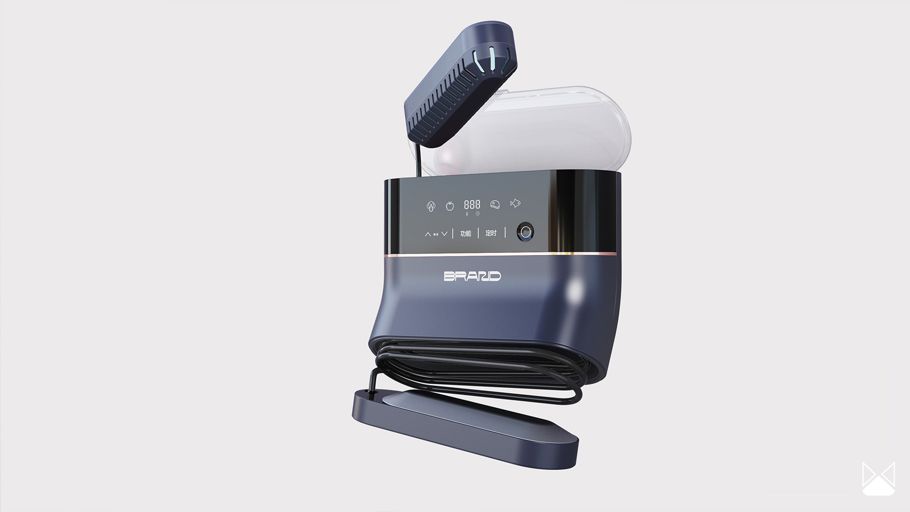 industrial design，Home appliance design，Appearance design，household electrical appliances，Cleaning machine，Kitchen electricity，Fruit and vegetable cleaning machine，