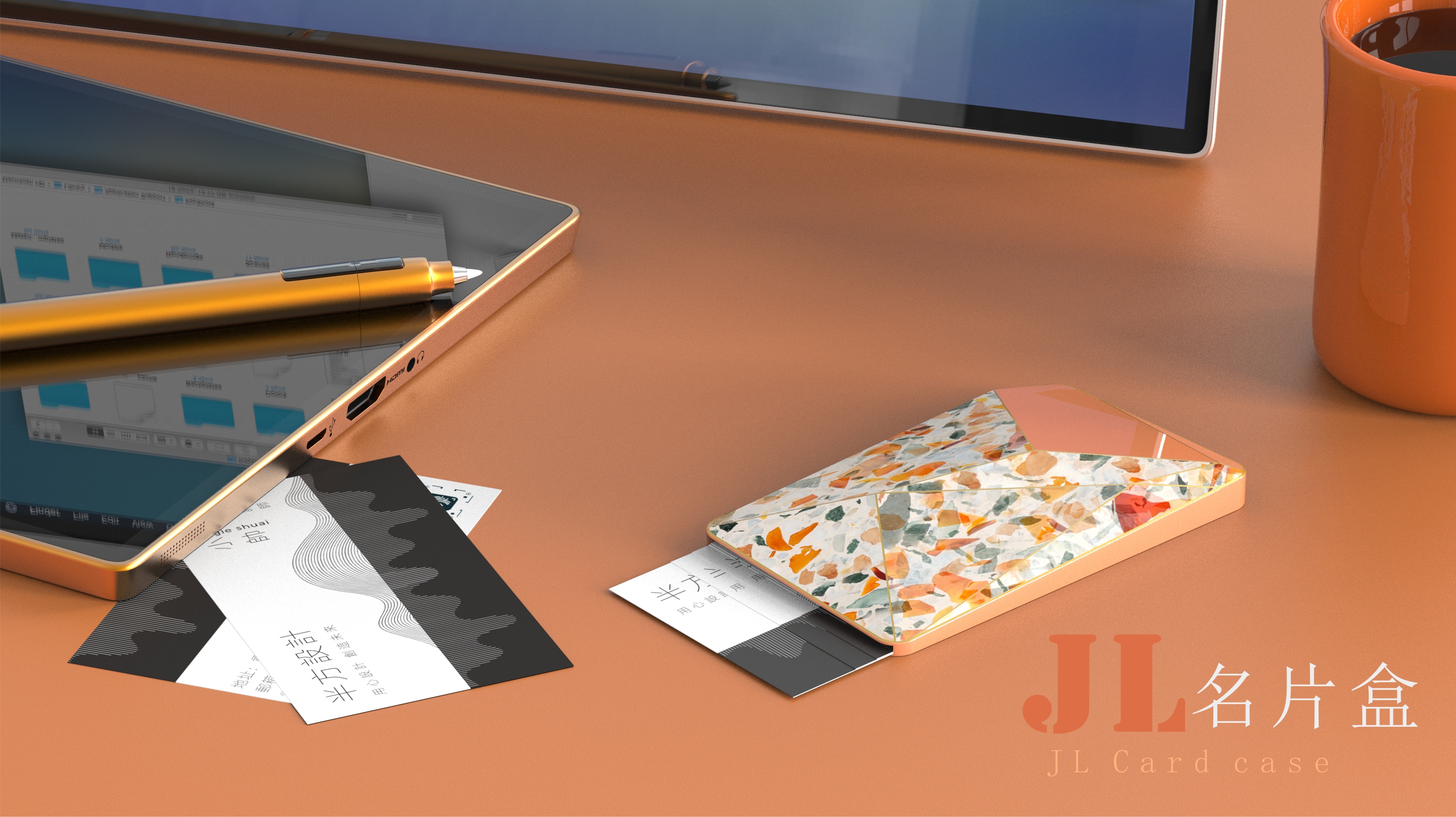 product design，Business card holder，Cultural and creative products，