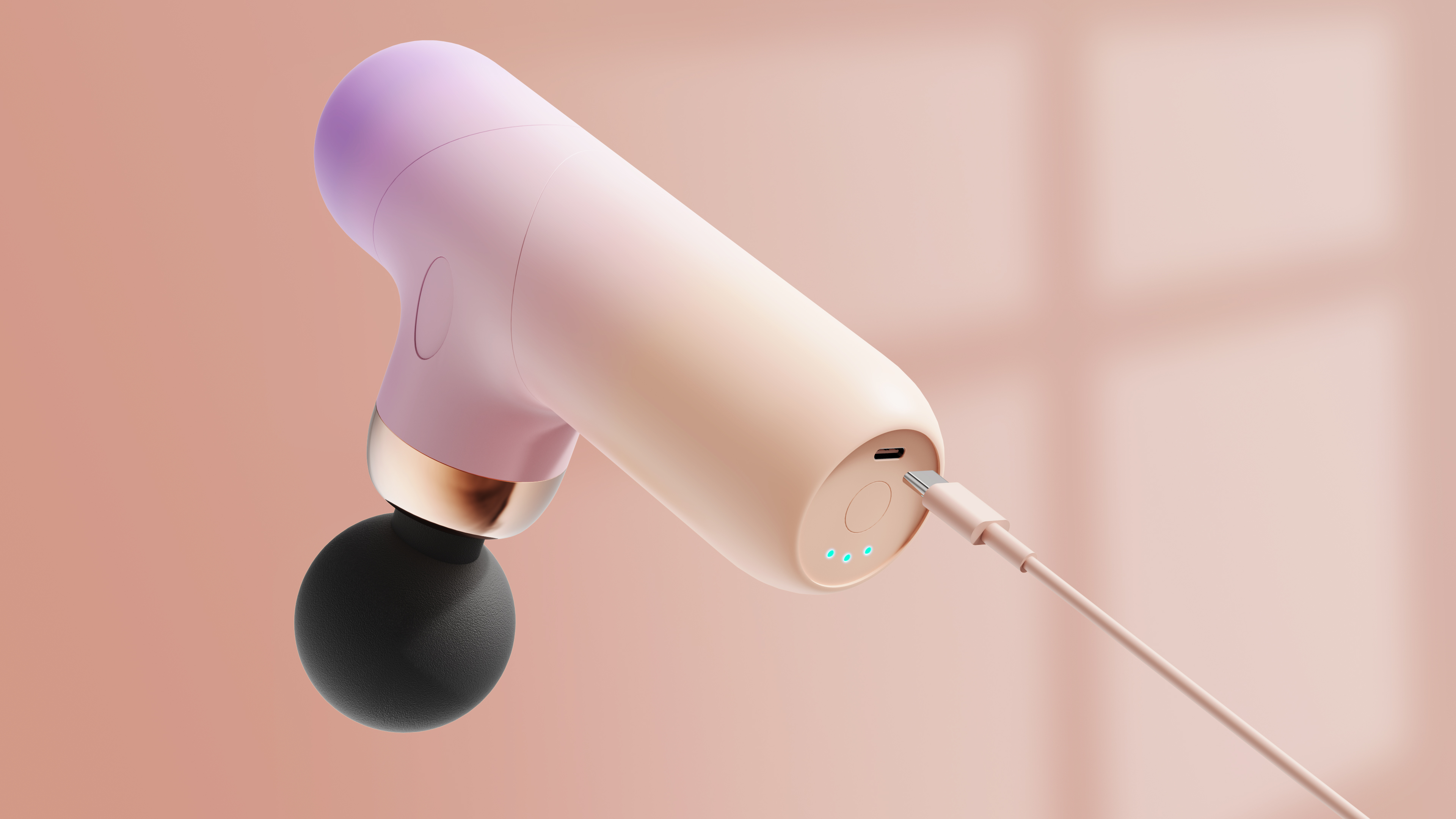 Fascia gun，Gradient，keyshot，cmf，