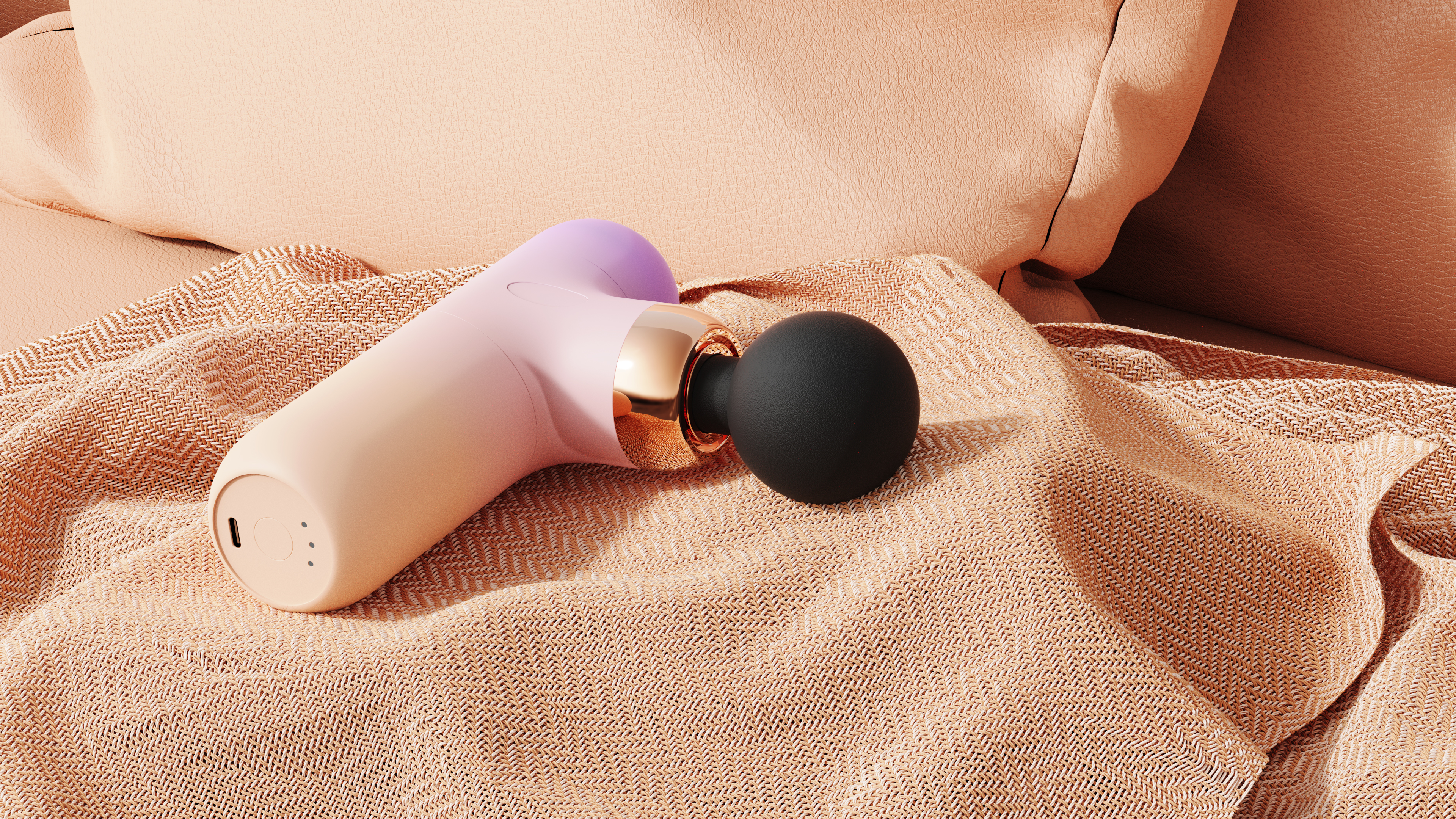 Fascia gun，Gradient，keyshot，cmf，